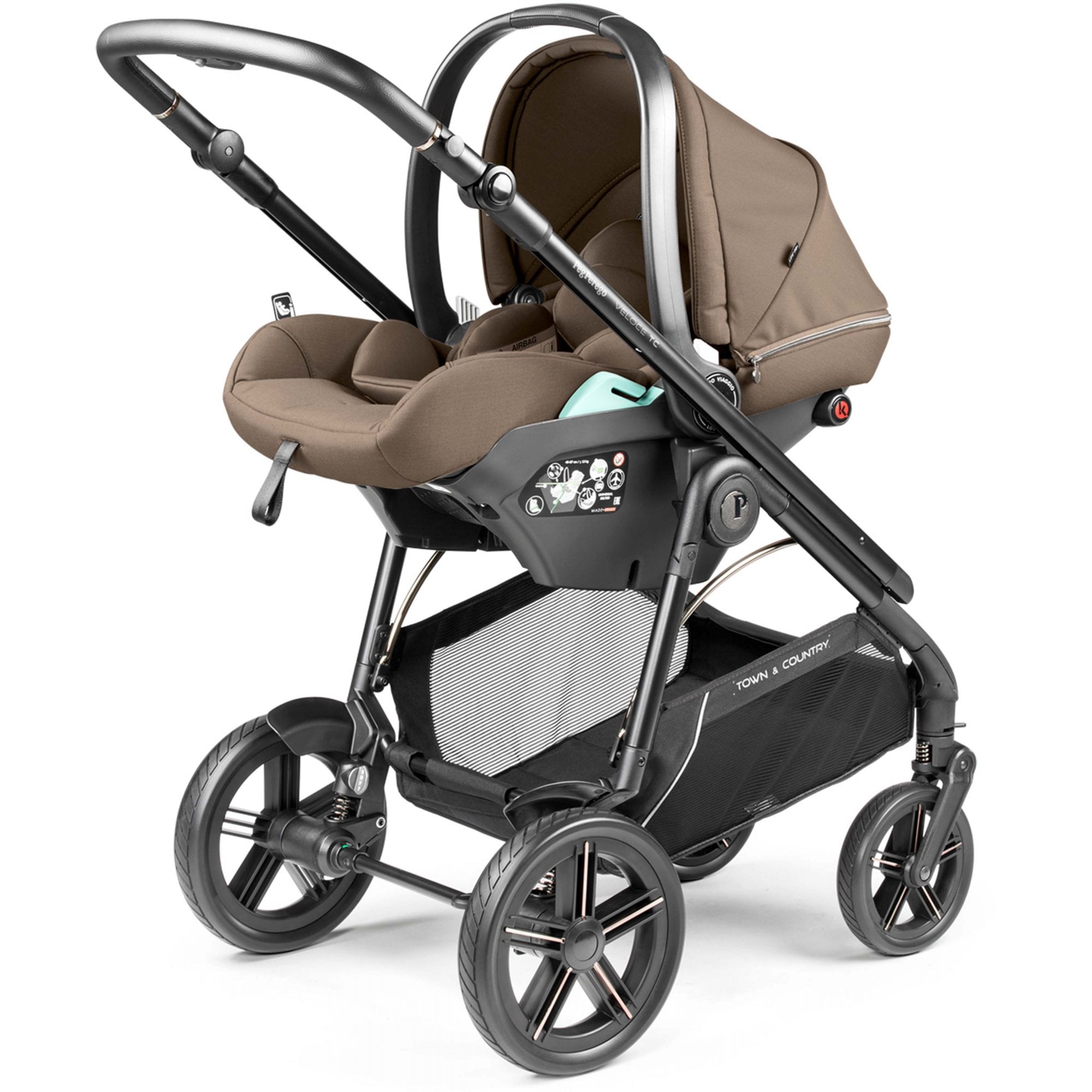 Peg Pérego Veloce TC Deluxe Bundle Pine Bark