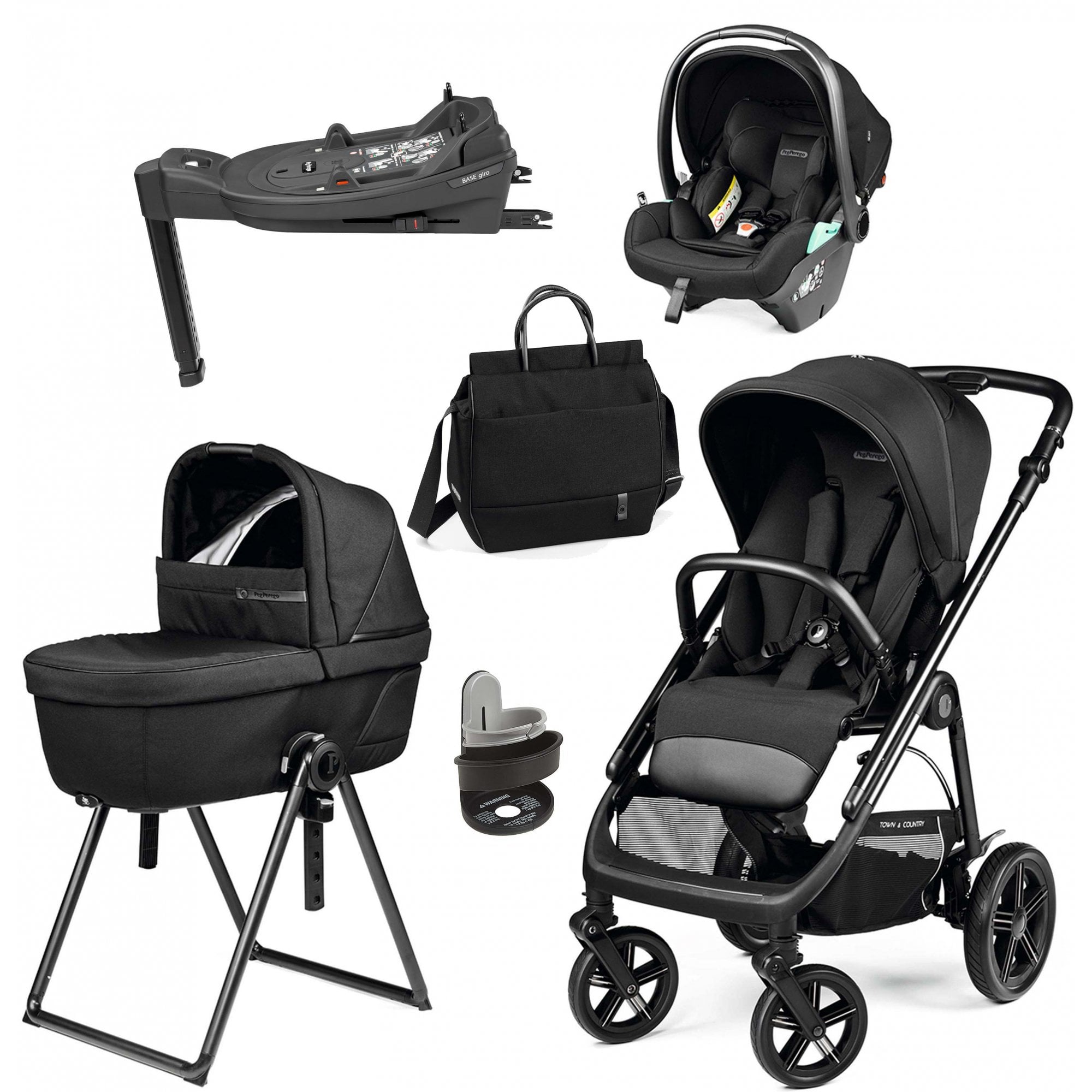 Peg Pérego Veloce TC Deluxe Bundle True Black