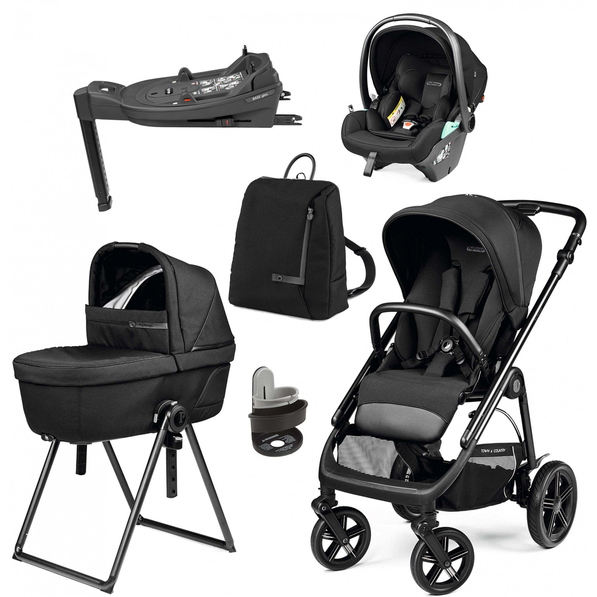 Peg Pérego Veloce TC Deluxe Bundle True Black