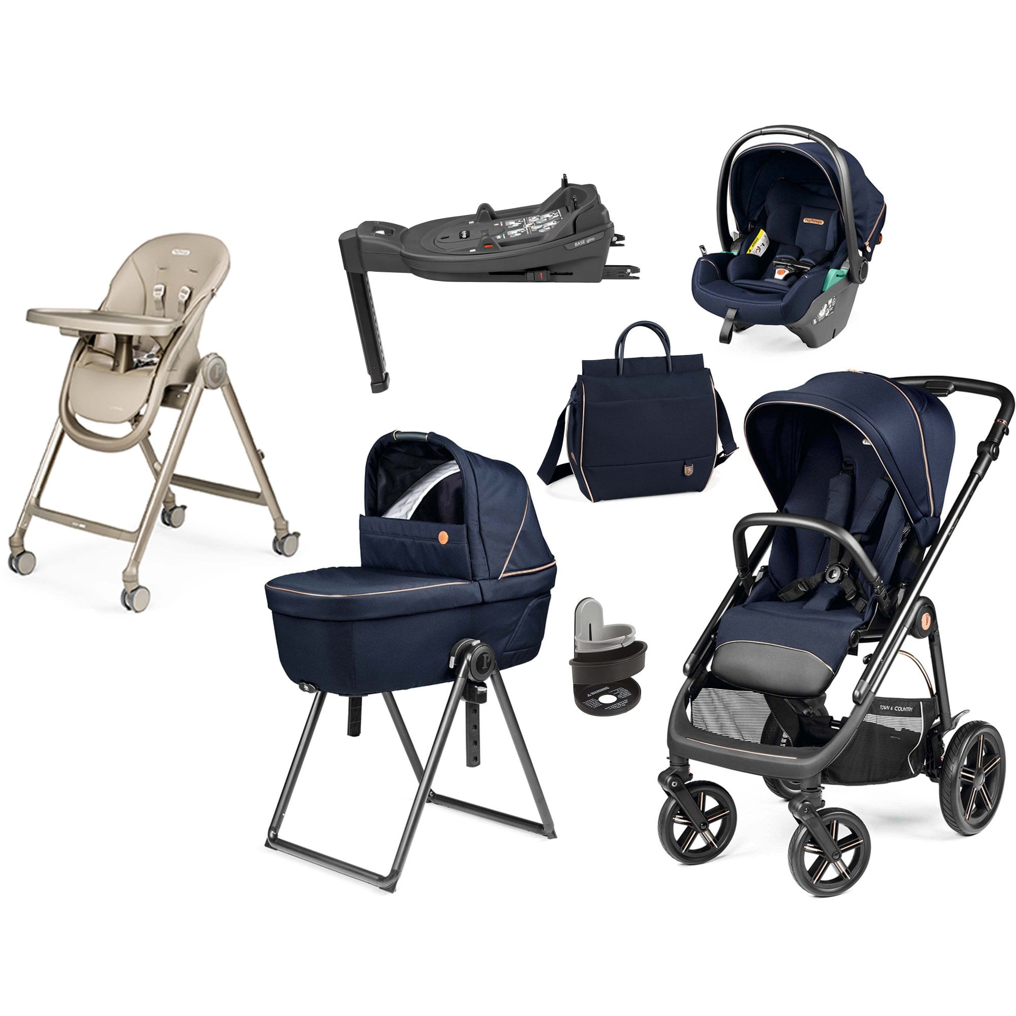 Peg Pérego Veloce TC Elite Bundle Blue Shine