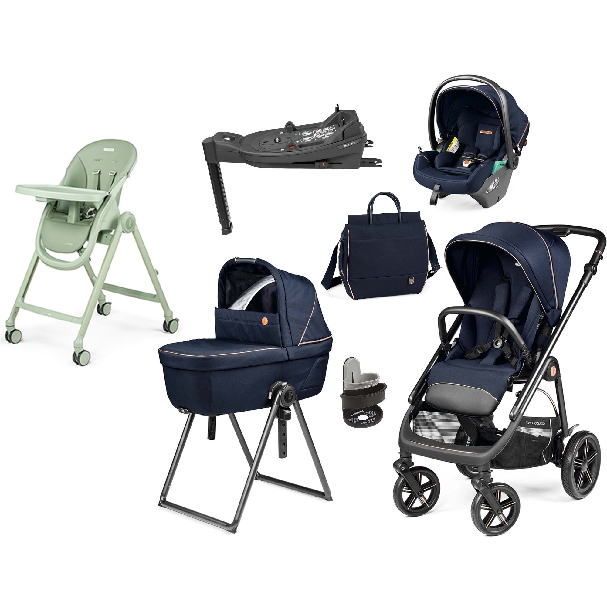 Peg Pérego Veloce TC Elite Bundle Blue Shine