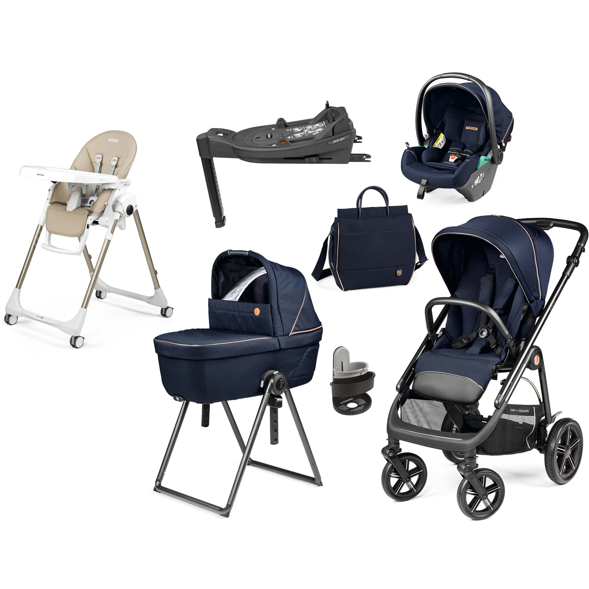 Peg Pérego Veloce TC Elite Bundle Blue Shine