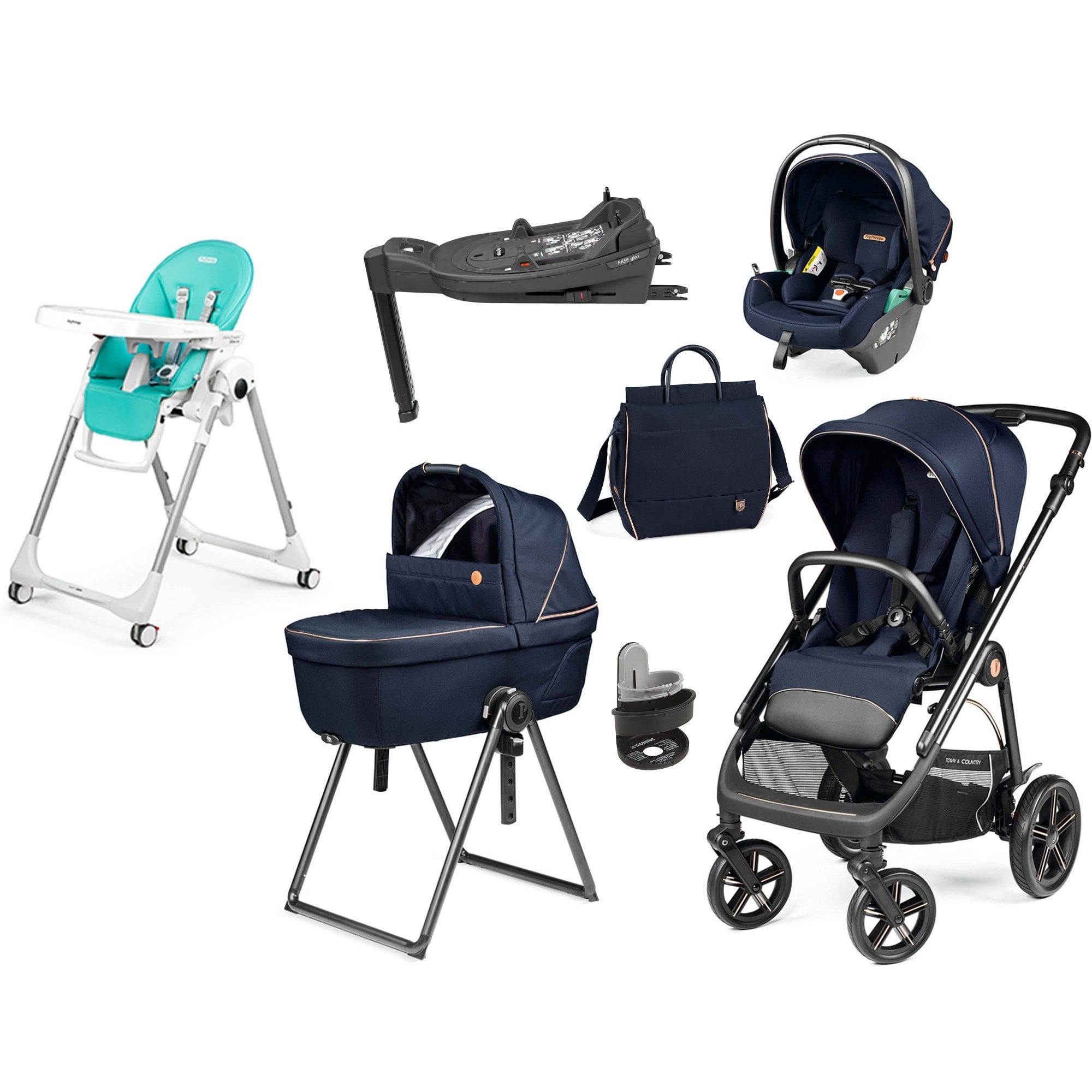 Peg Pérego Veloce TC Elite Bundle Blue Shine
