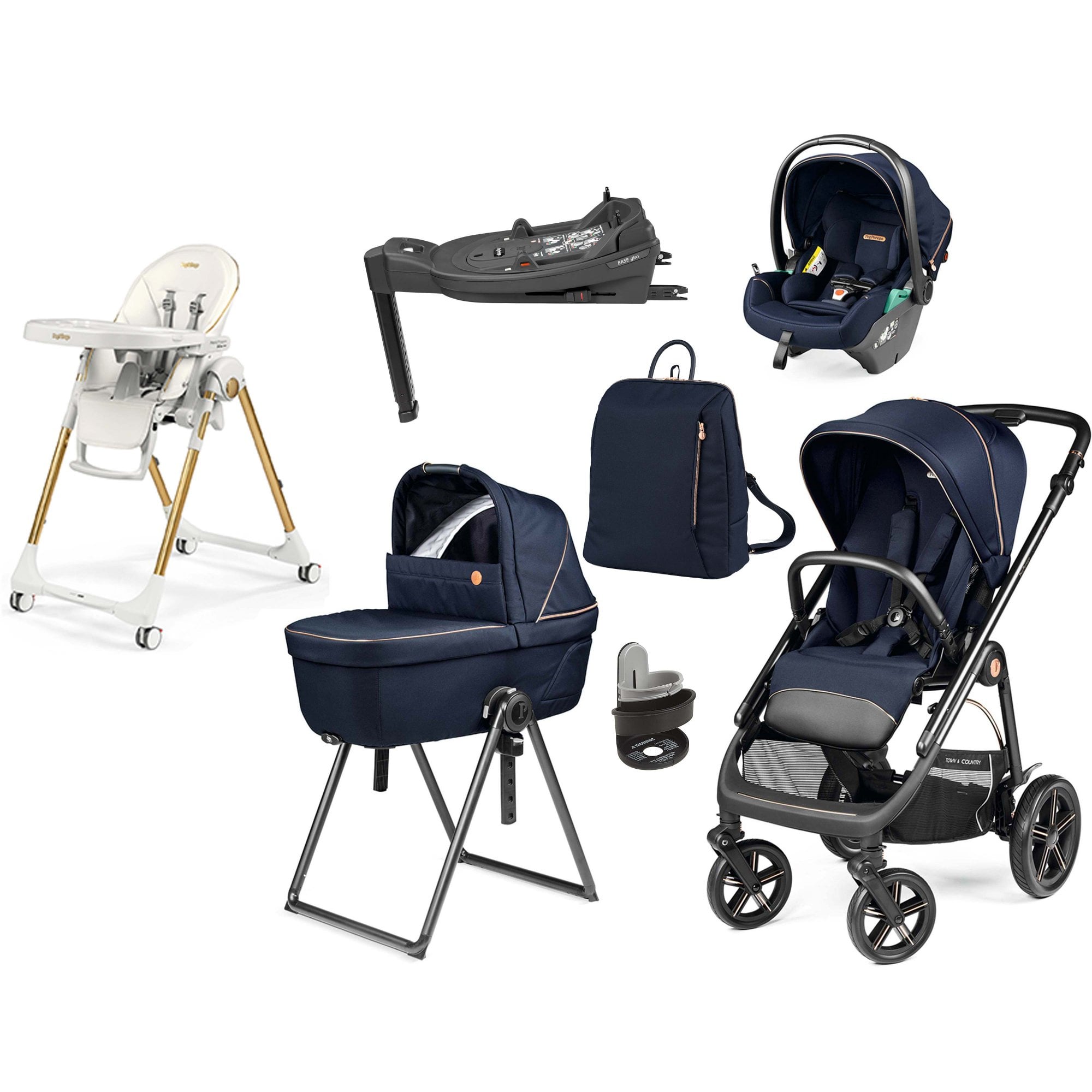 Peg Pérego Veloce TC Elite Bundle Blue Shine