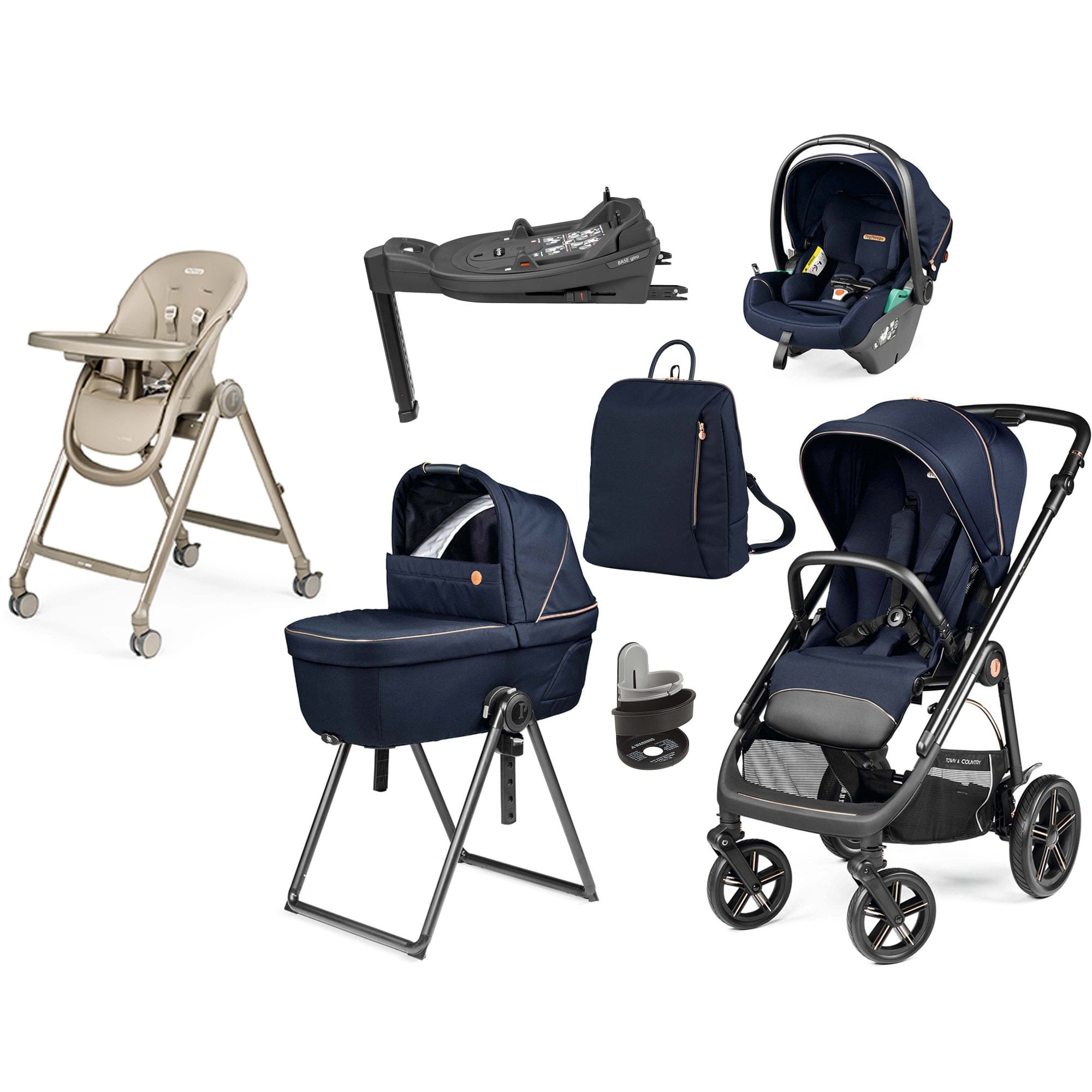 Peg Pérego Veloce TC Elite Bundle Blue Shine