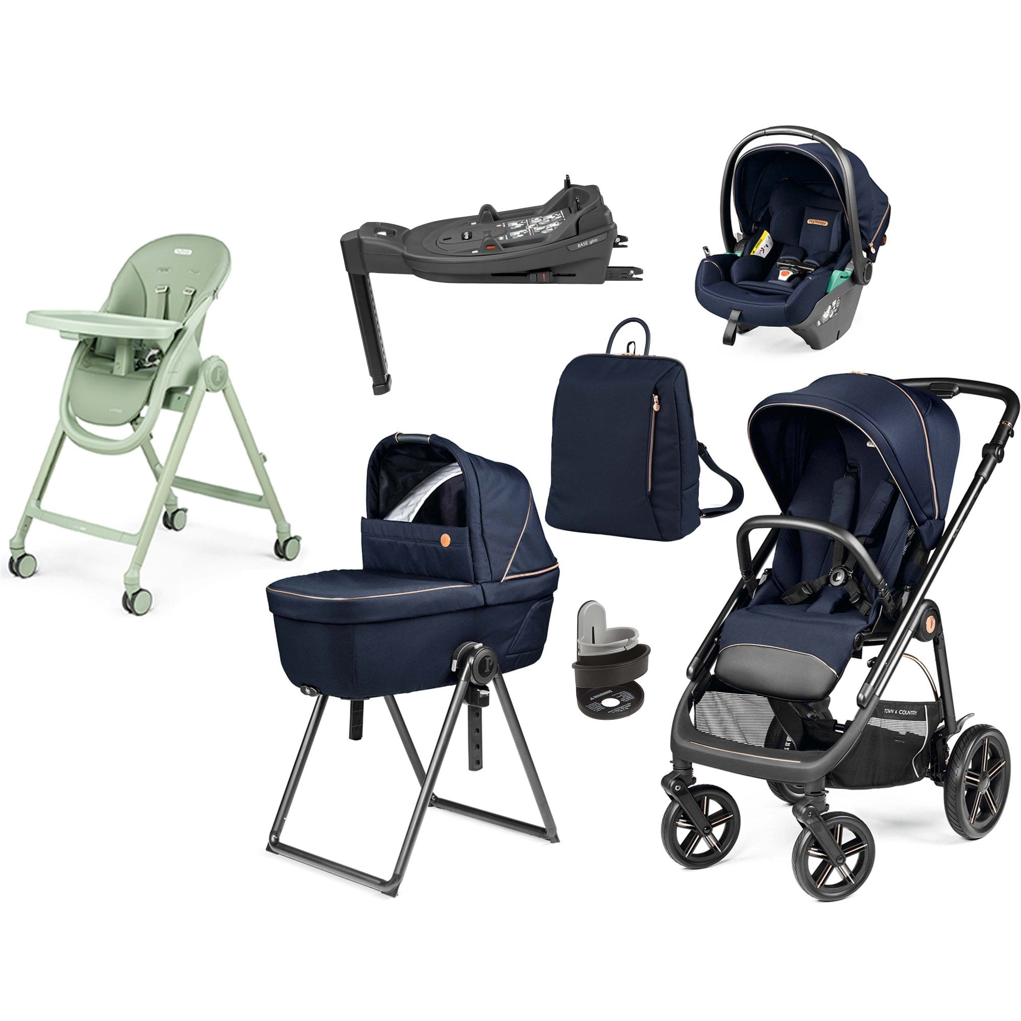 Peg Pérego Veloce TC Elite Bundle Blue Shine