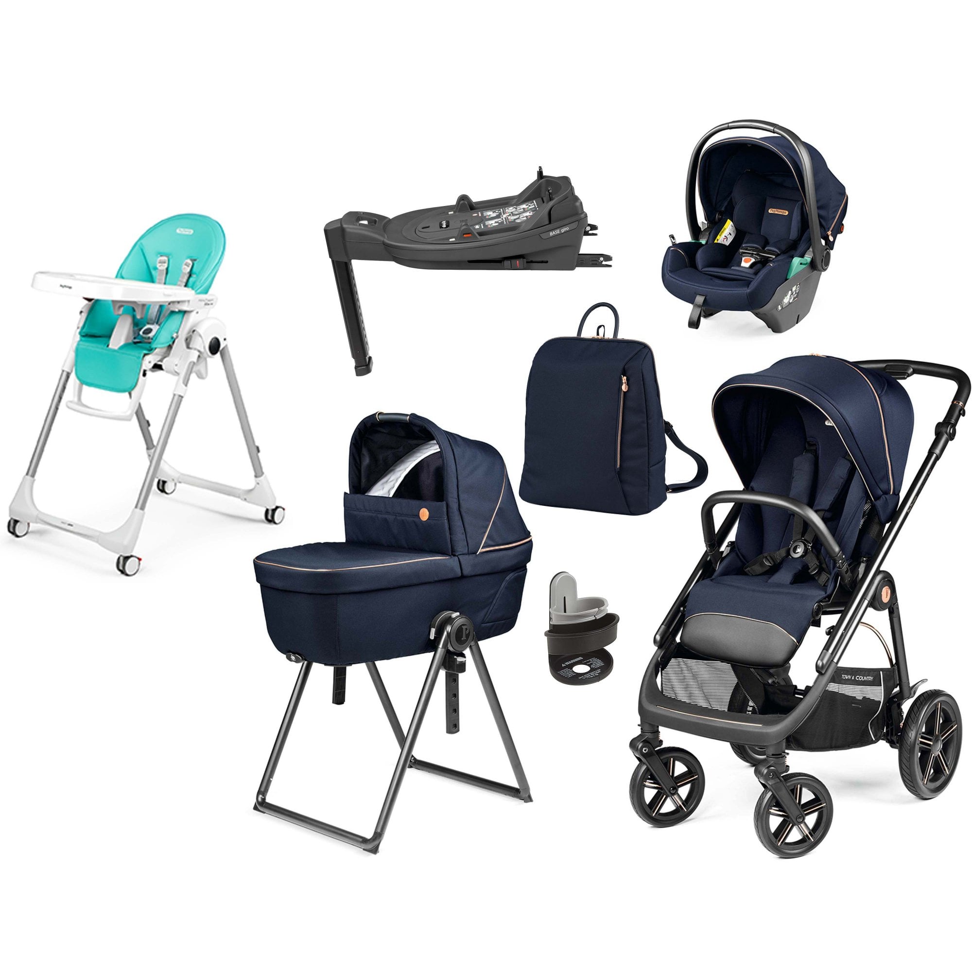 Peg Pérego Veloce TC Elite Bundle Blue Shine