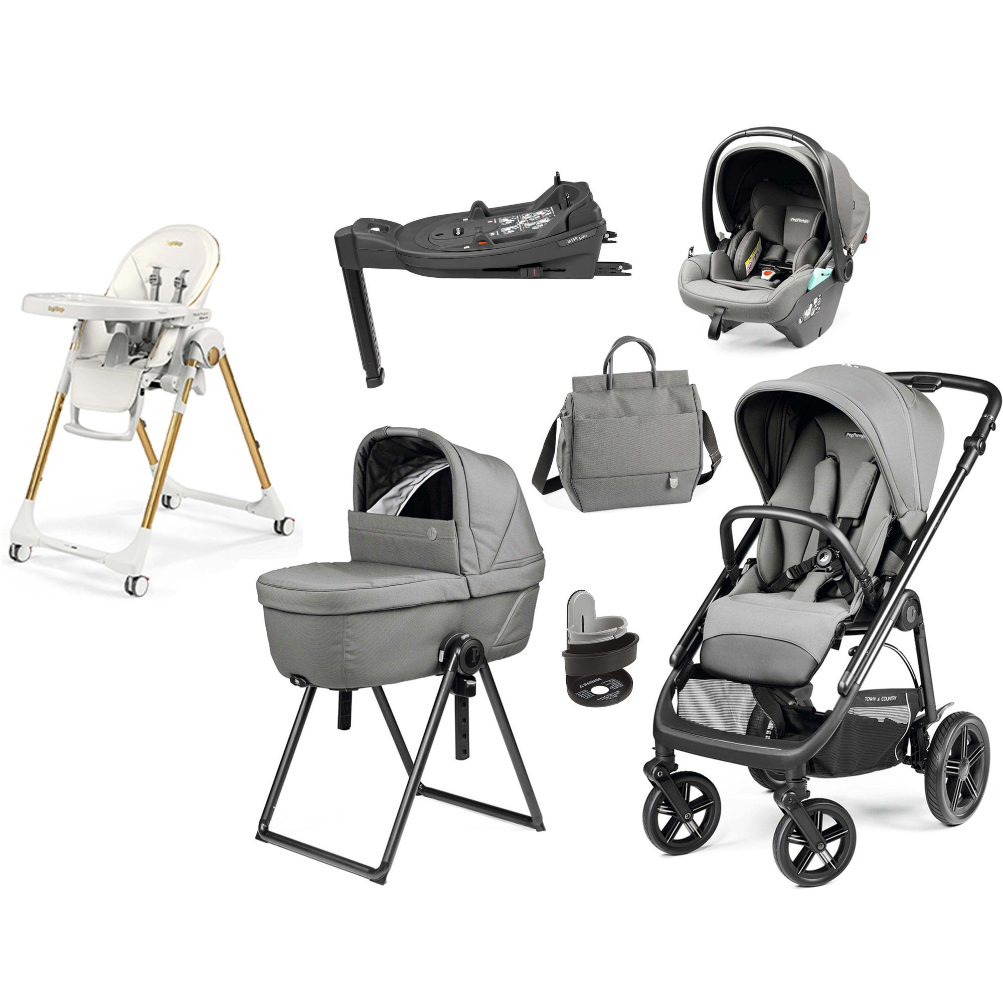 Peg Pérego Veloce TC Elite Bundle Mercury