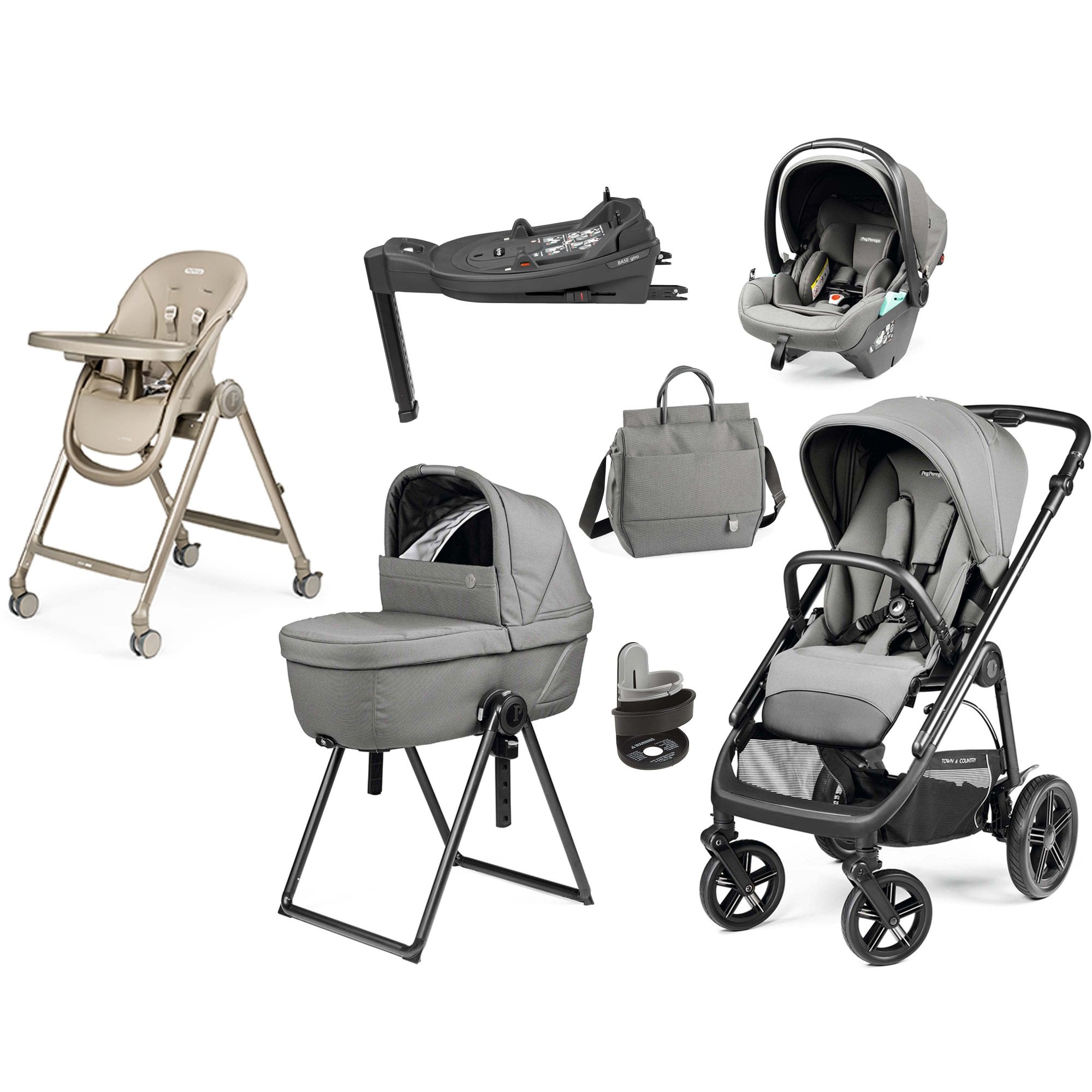 Peg Pérego Veloce TC Elite Bundle Mercury