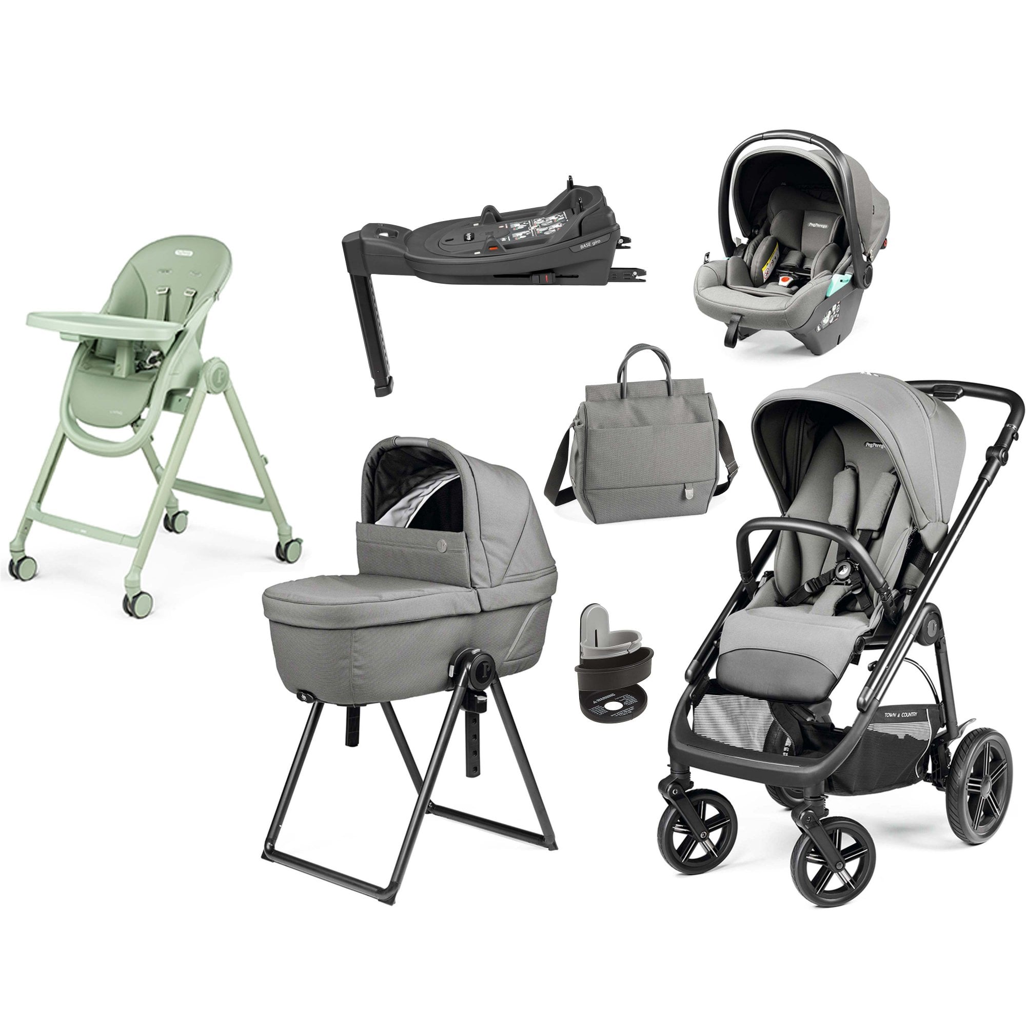 Peg Pérego Veloce TC Elite Bundle Mercury