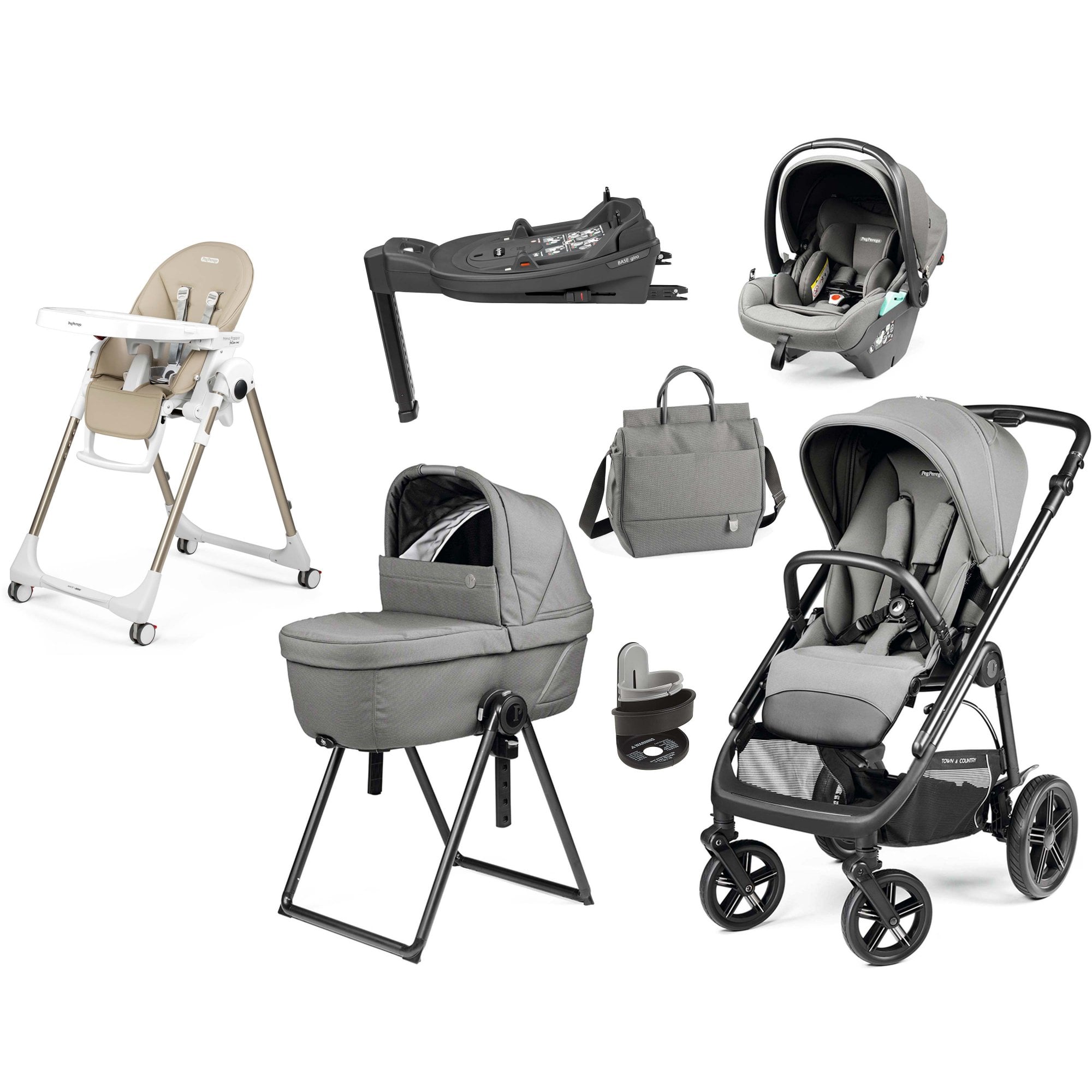 Peg Pérego Veloce TC Elite Bundle Mercury