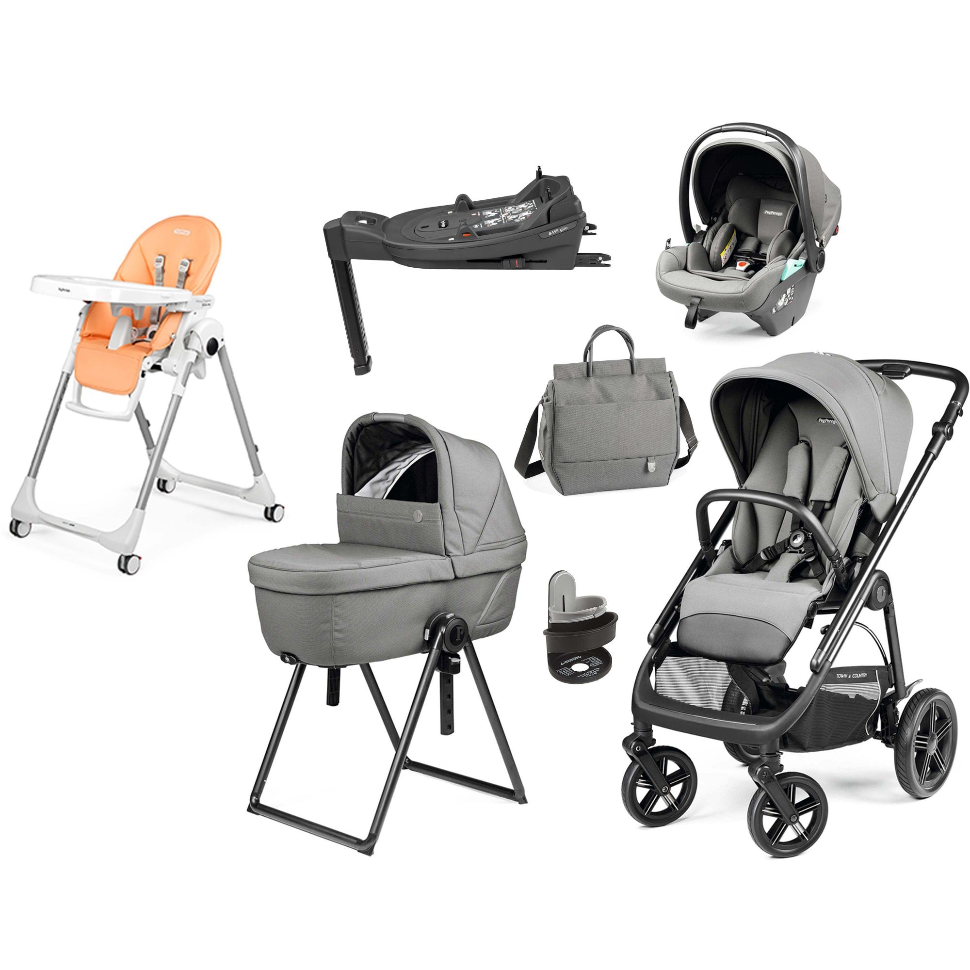 Peg Pérego Veloce TC Elite Bundle Mercury