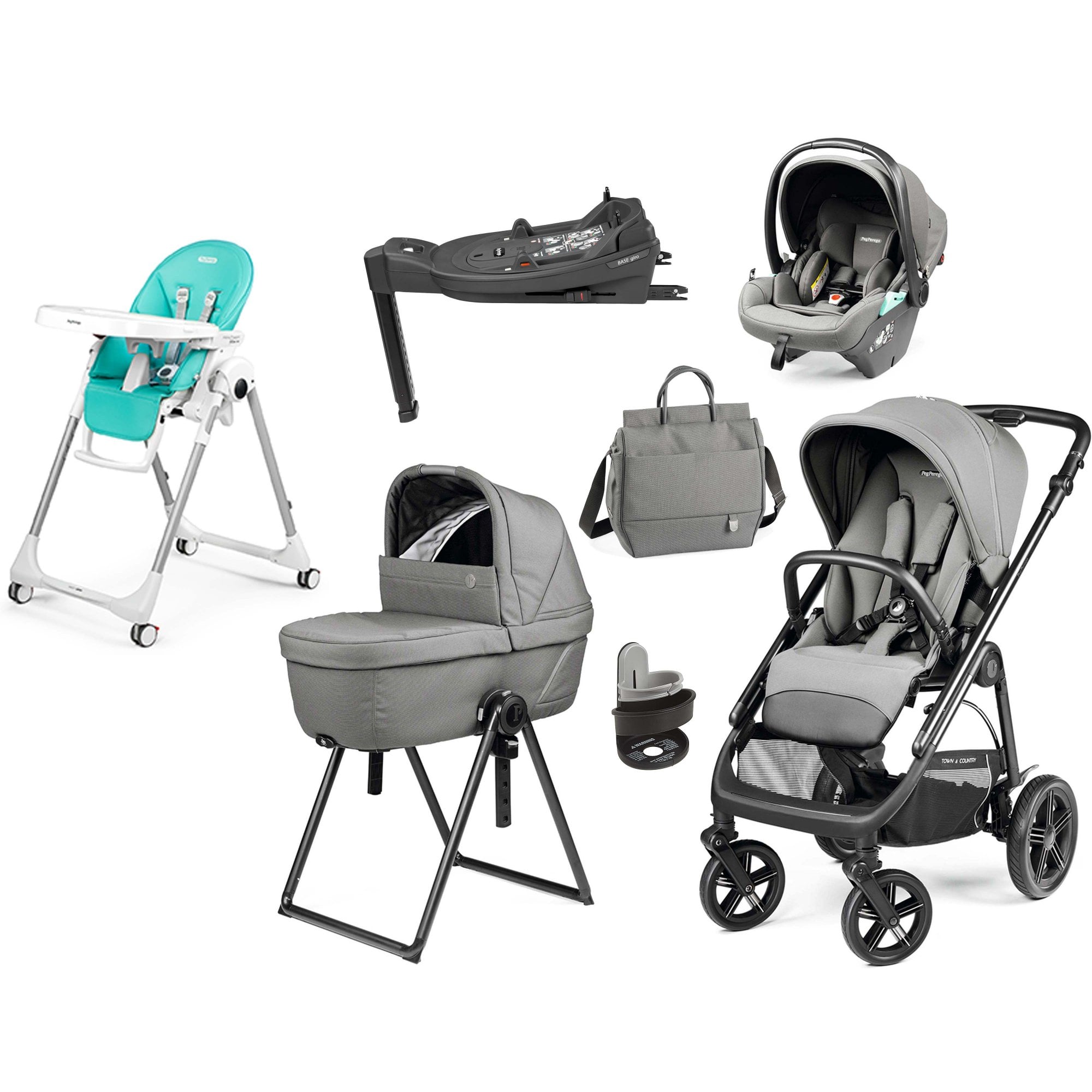 Peg Pérego Veloce TC Elite Bundle Mercury