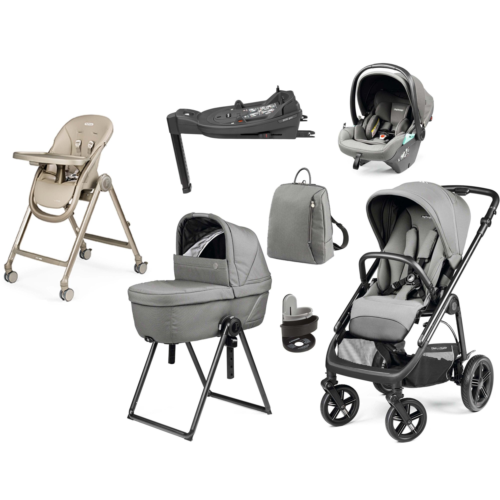 Peg Pérego Veloce TC Elite Bundle Mercury