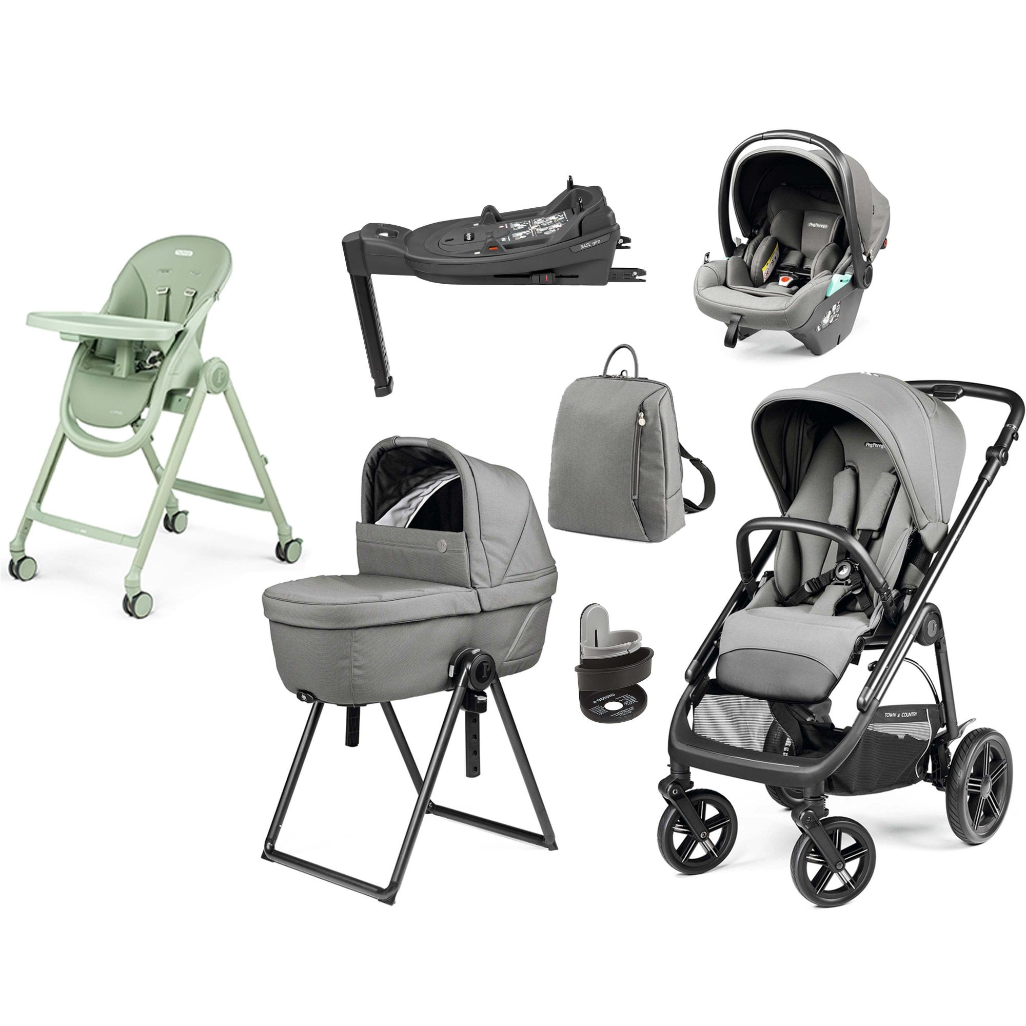 Peg Pérego Veloce TC Elite Bundle Mercury