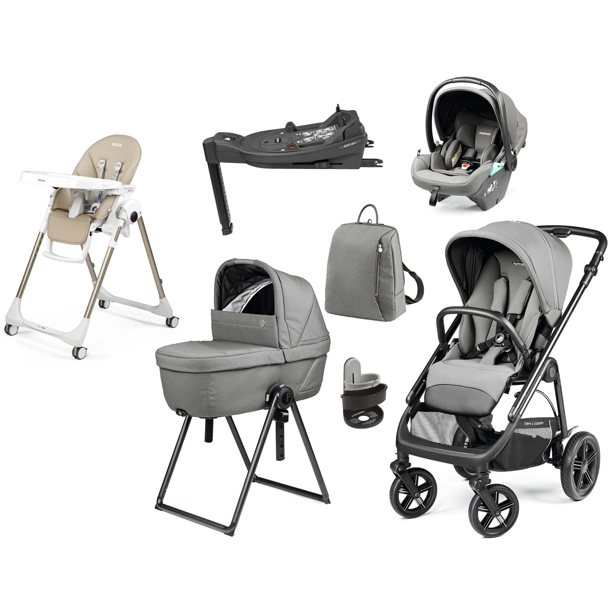 Peg Pérego Veloce TC Elite Bundle Mercury