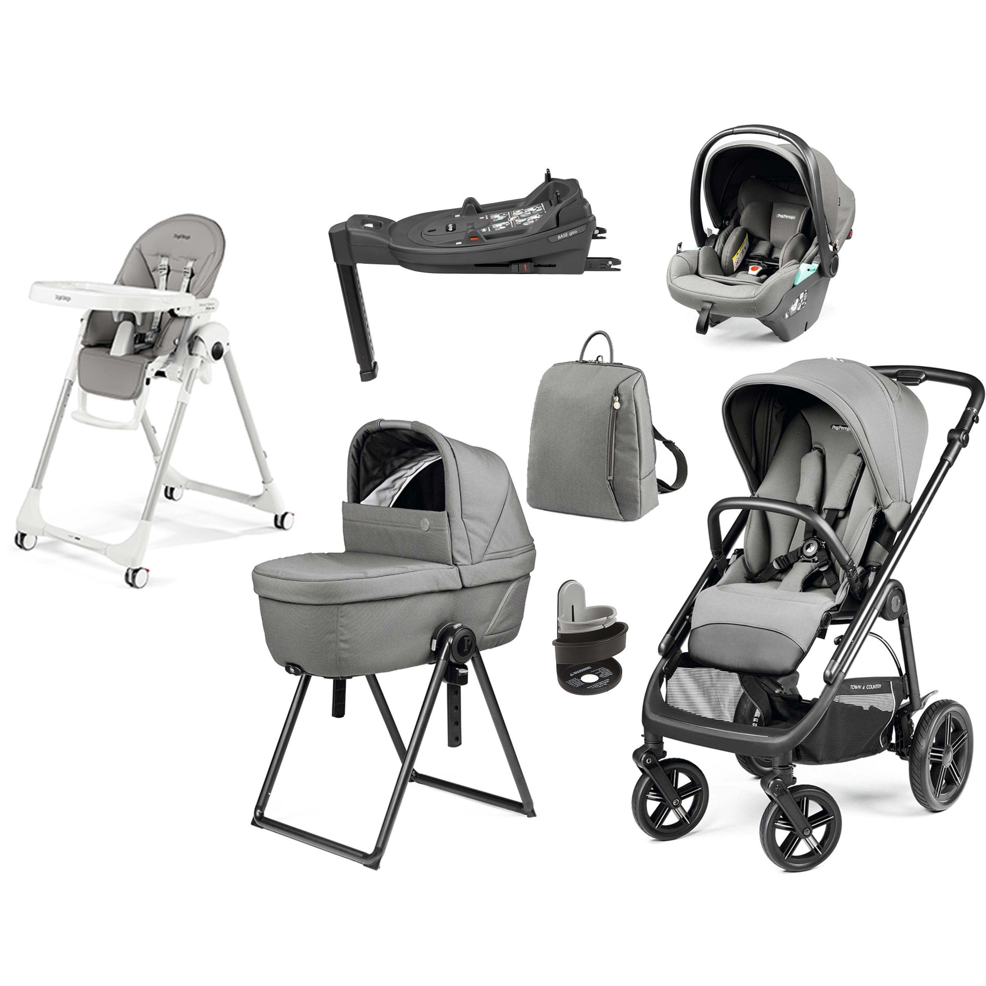 Peg Pérego Veloce TC Elite Bundle Mercury