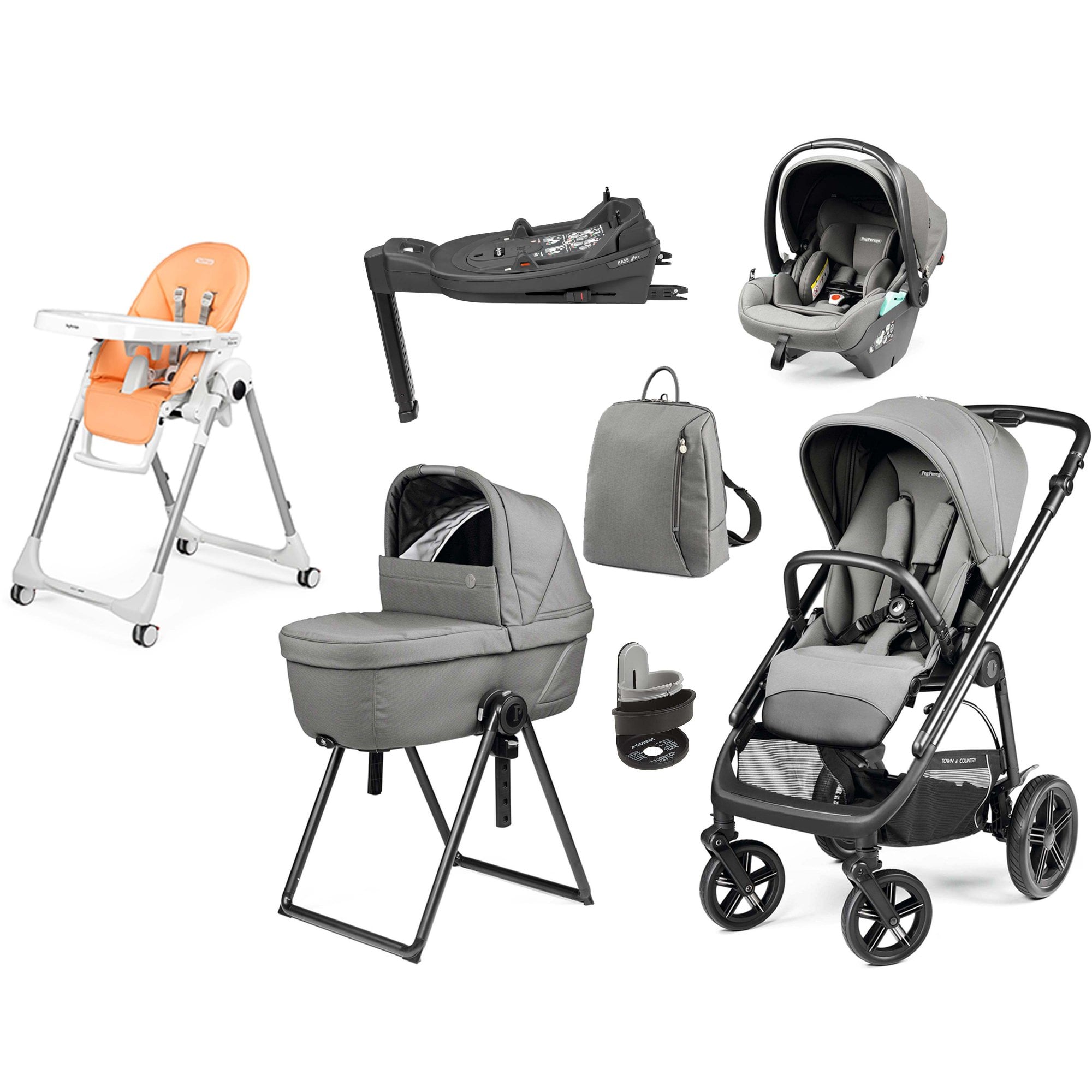 Peg Pérego Veloce TC Elite Bundle Mercury