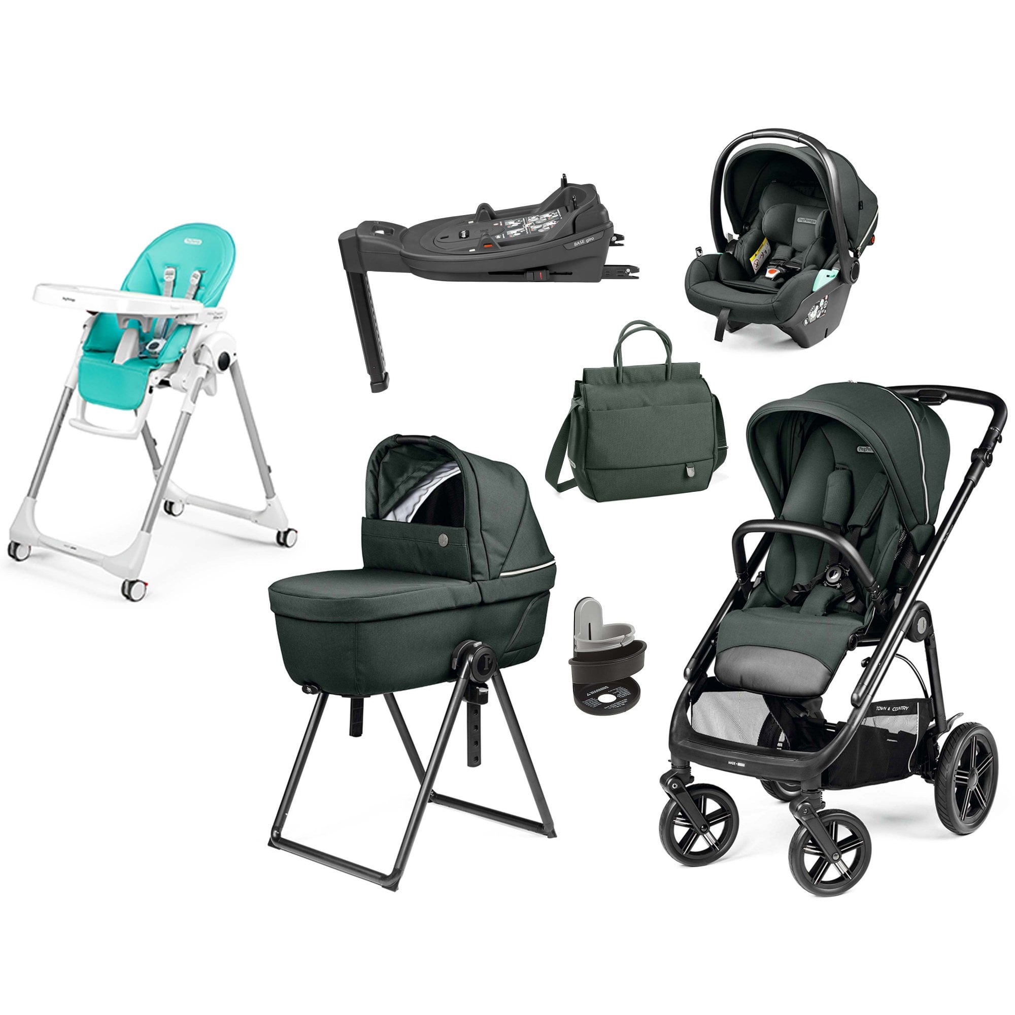 Peg Pérego Veloce TC Elite Bundle Metal