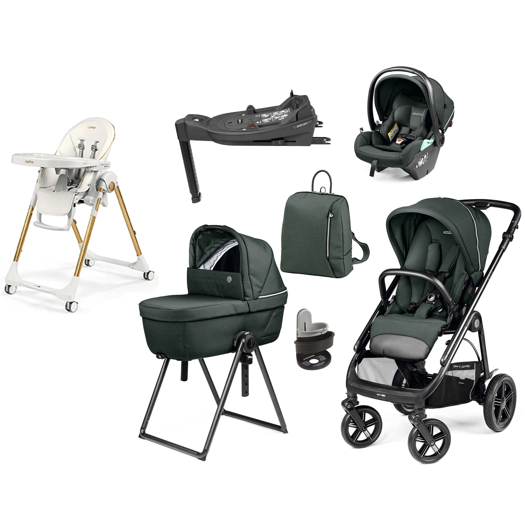 Peg Pérego Veloce TC Elite Bundle Metal