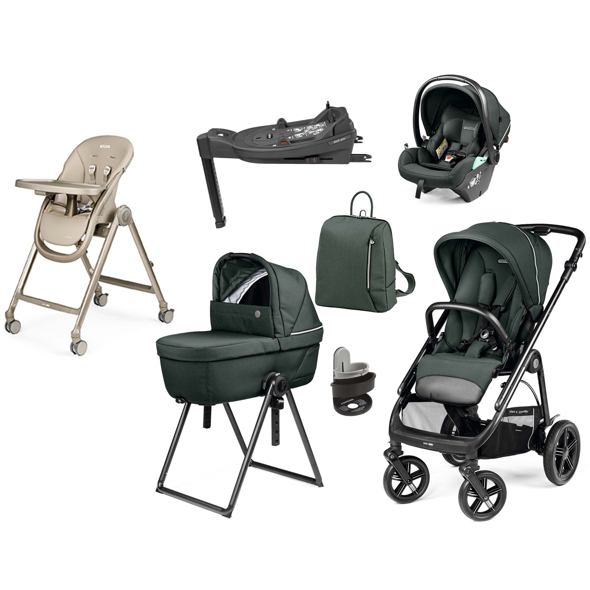 Peg Pérego Veloce TC Elite Bundle Metal