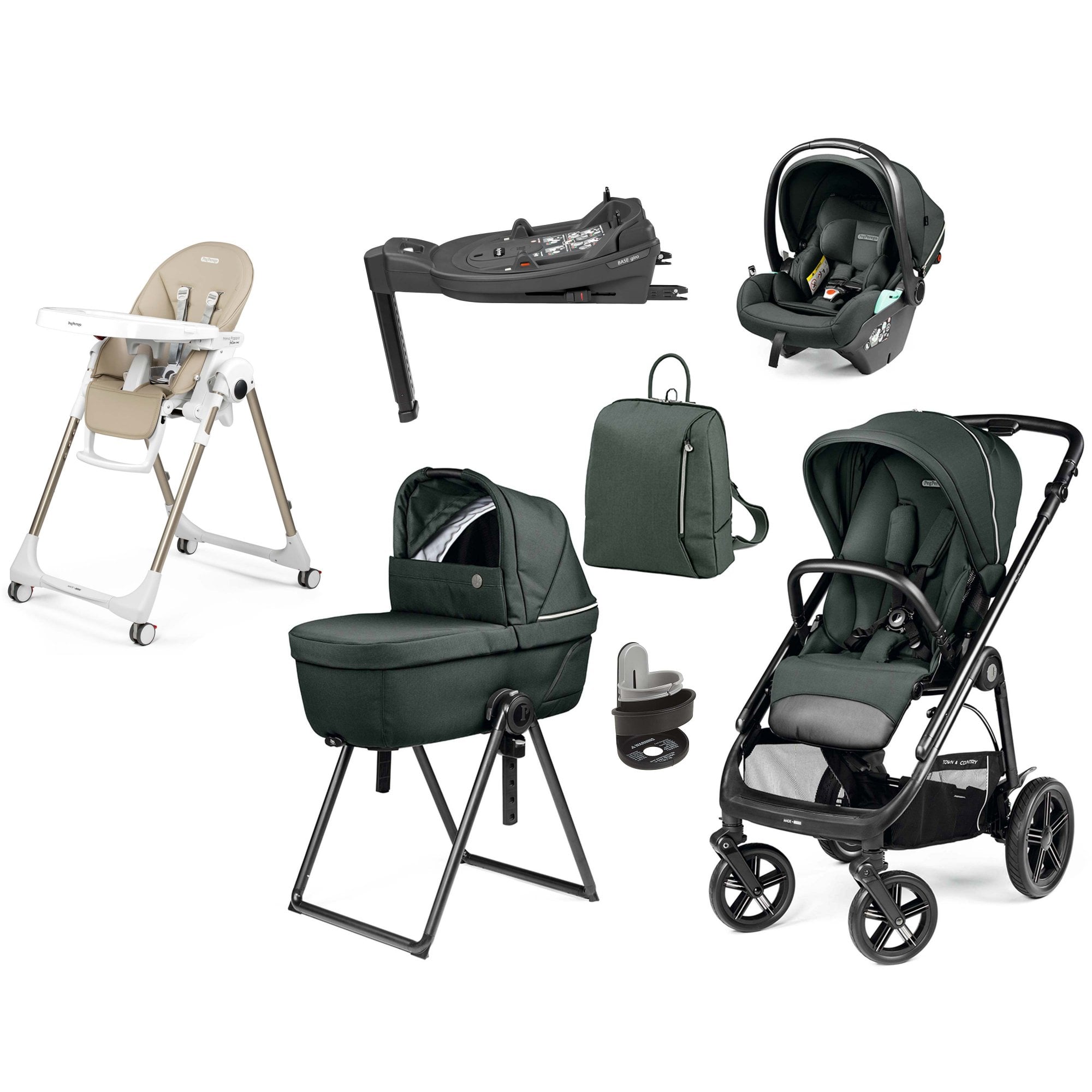 Peg Pérego Veloce TC Elite Bundle Metal