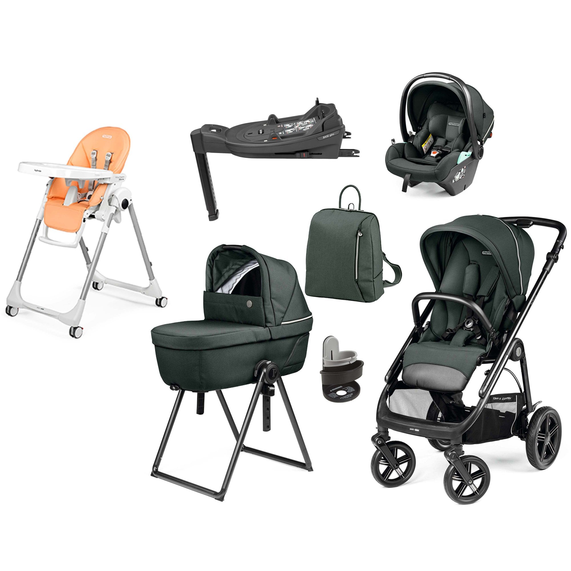 Peg Pérego Veloce TC Elite Bundle Metal