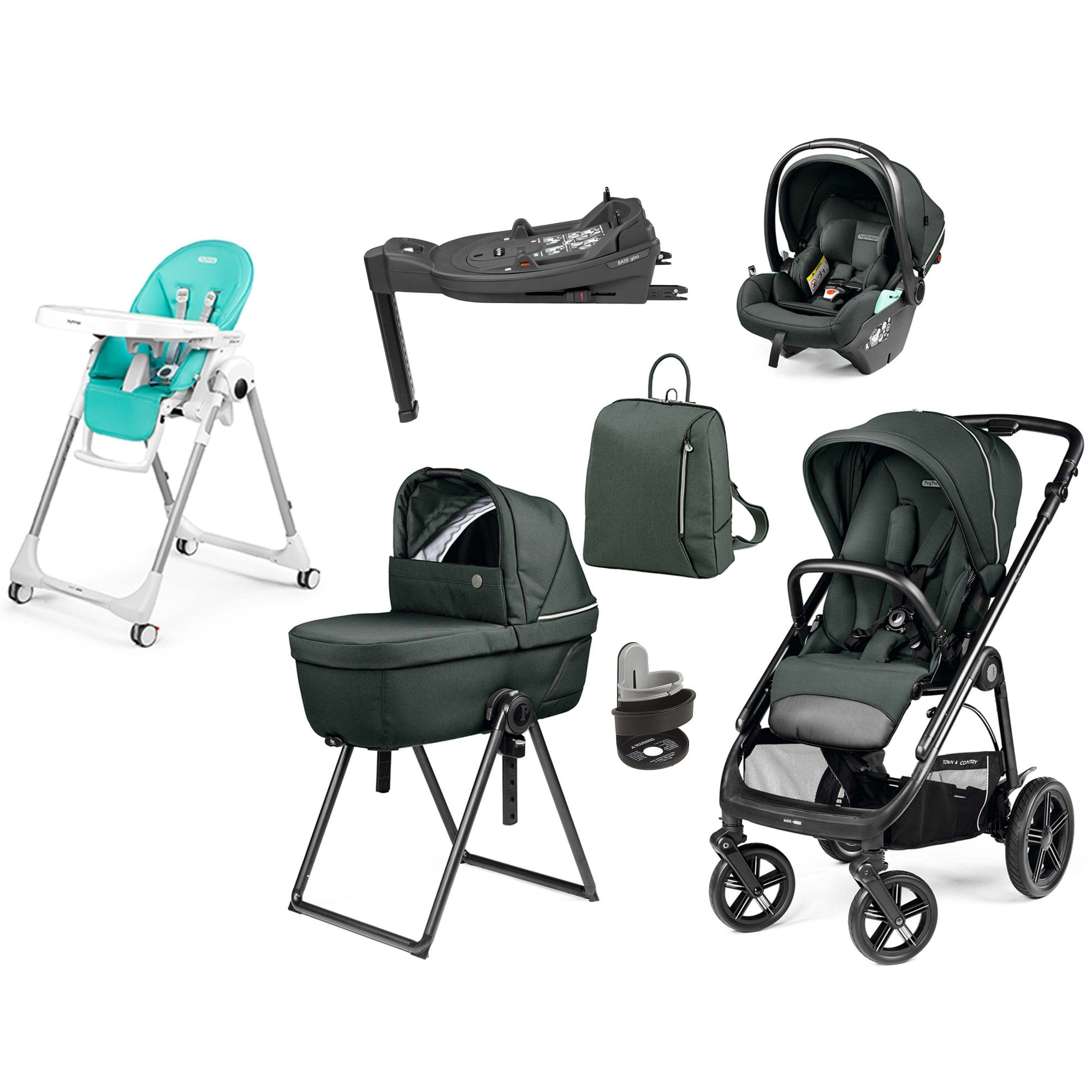Peg Pérego Veloce TC Elite Bundle Metal