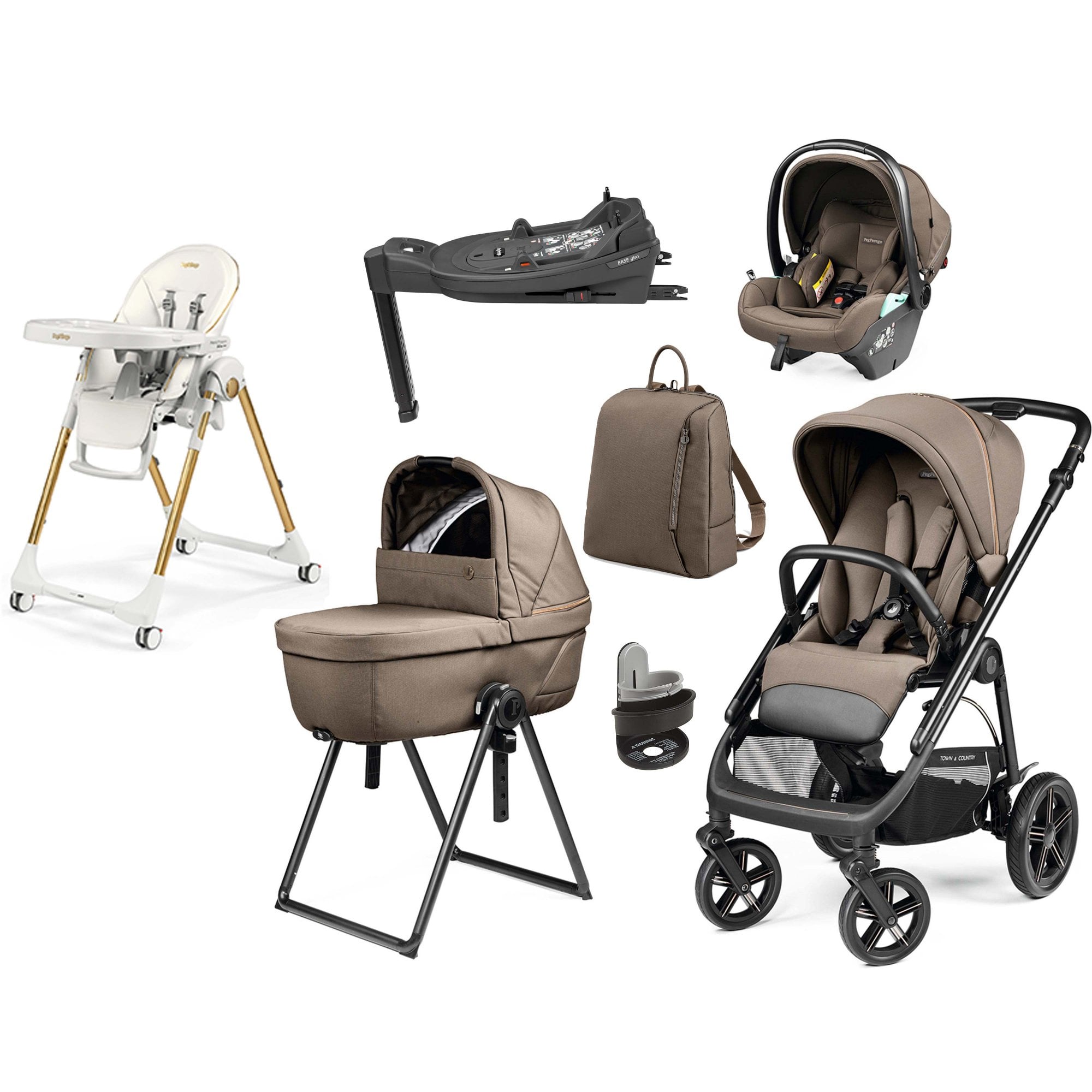 Peg Pérego Veloce TC Elite Bundle Pine Bark