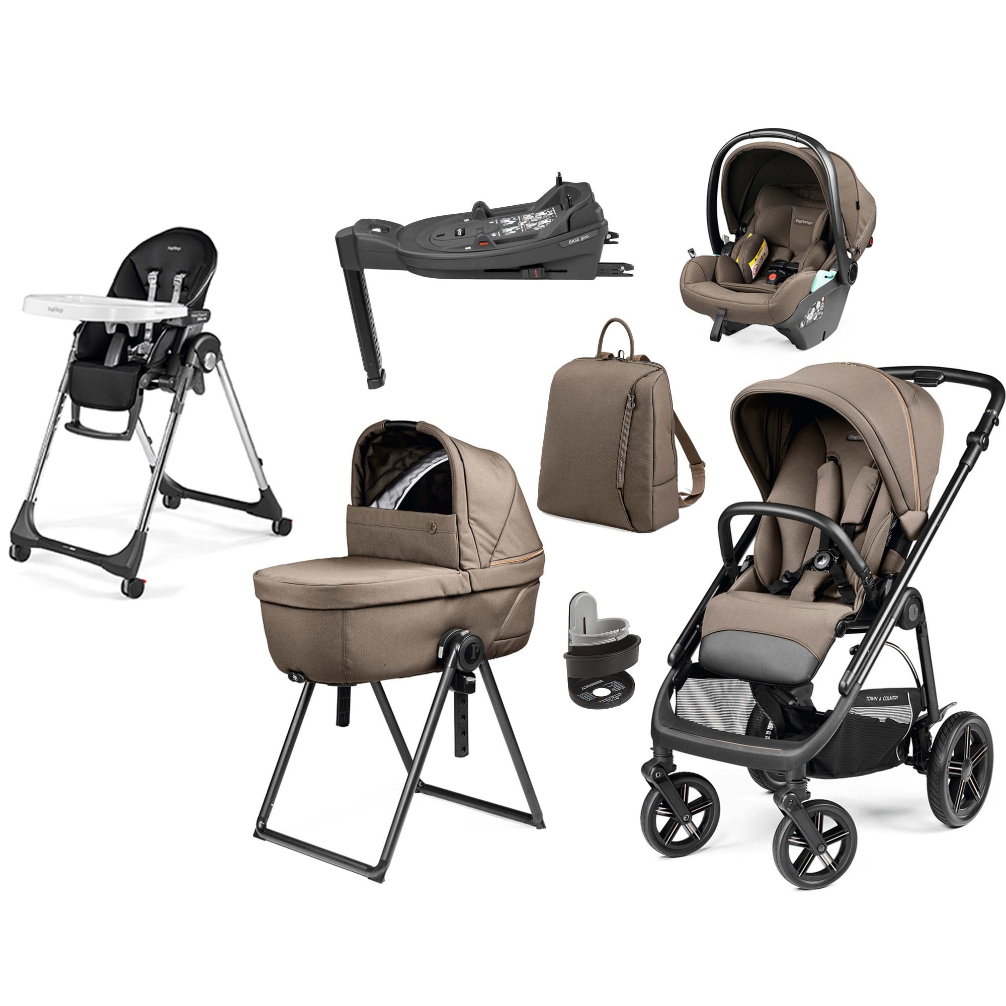 Peg Pérego Veloce TC Elite Bundle Pine Bark