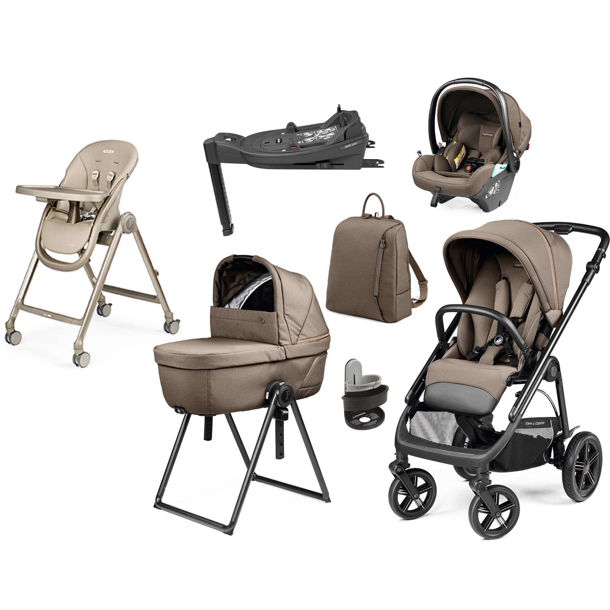 Peg Pérego Veloce TC Elite Bundle Pine Bark