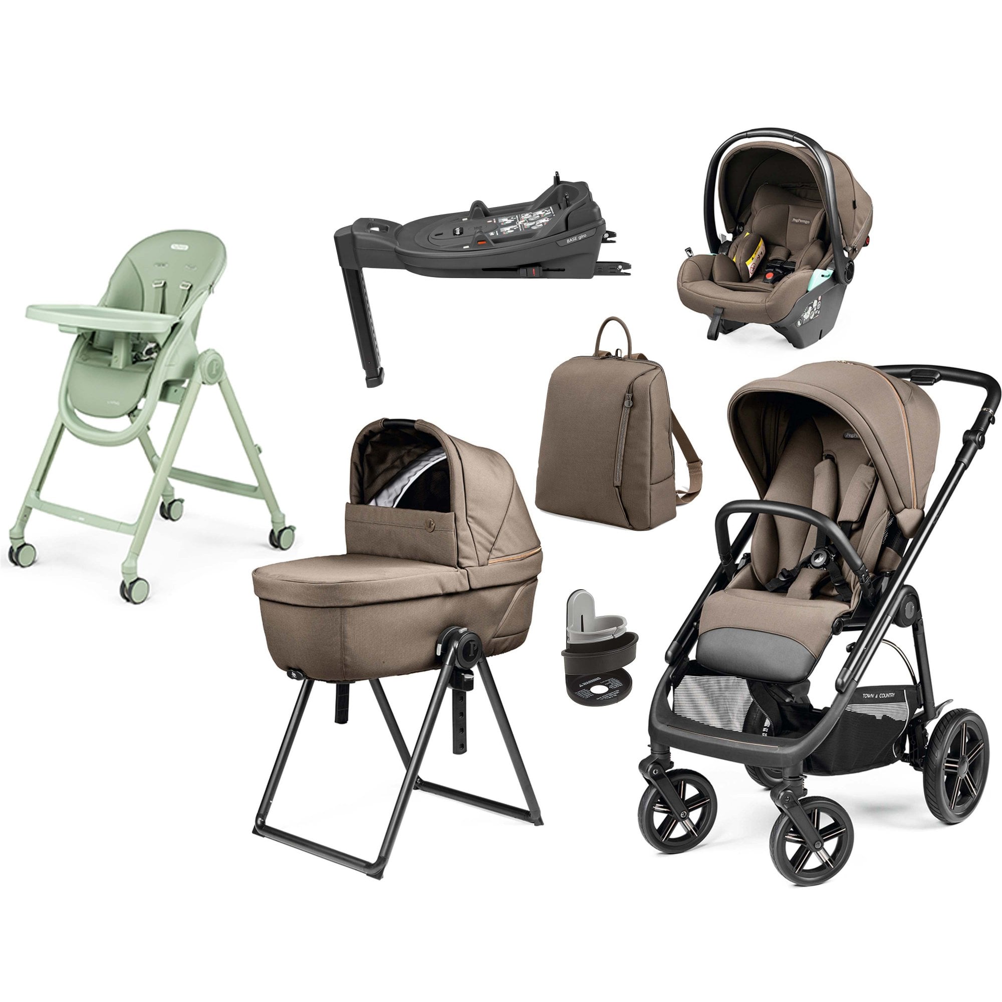 Peg Pérego Veloce TC Elite Bundle Pine Bark