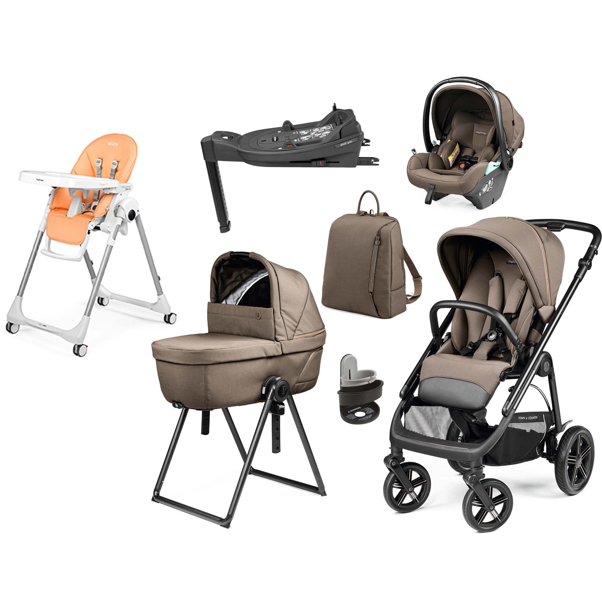 Peg Pérego Veloce TC Elite Bundle Pine Bark