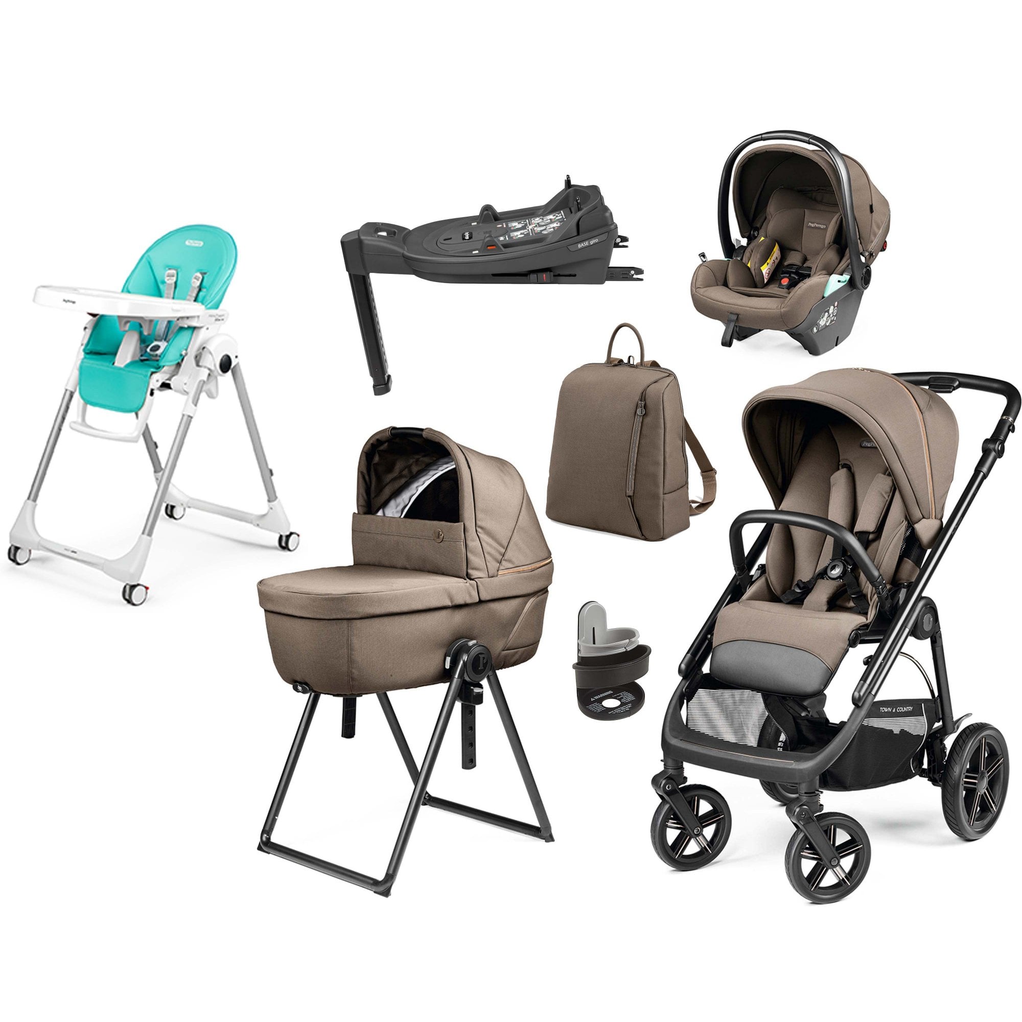 Peg Pérego Veloce TC Elite Bundle Pine Bark