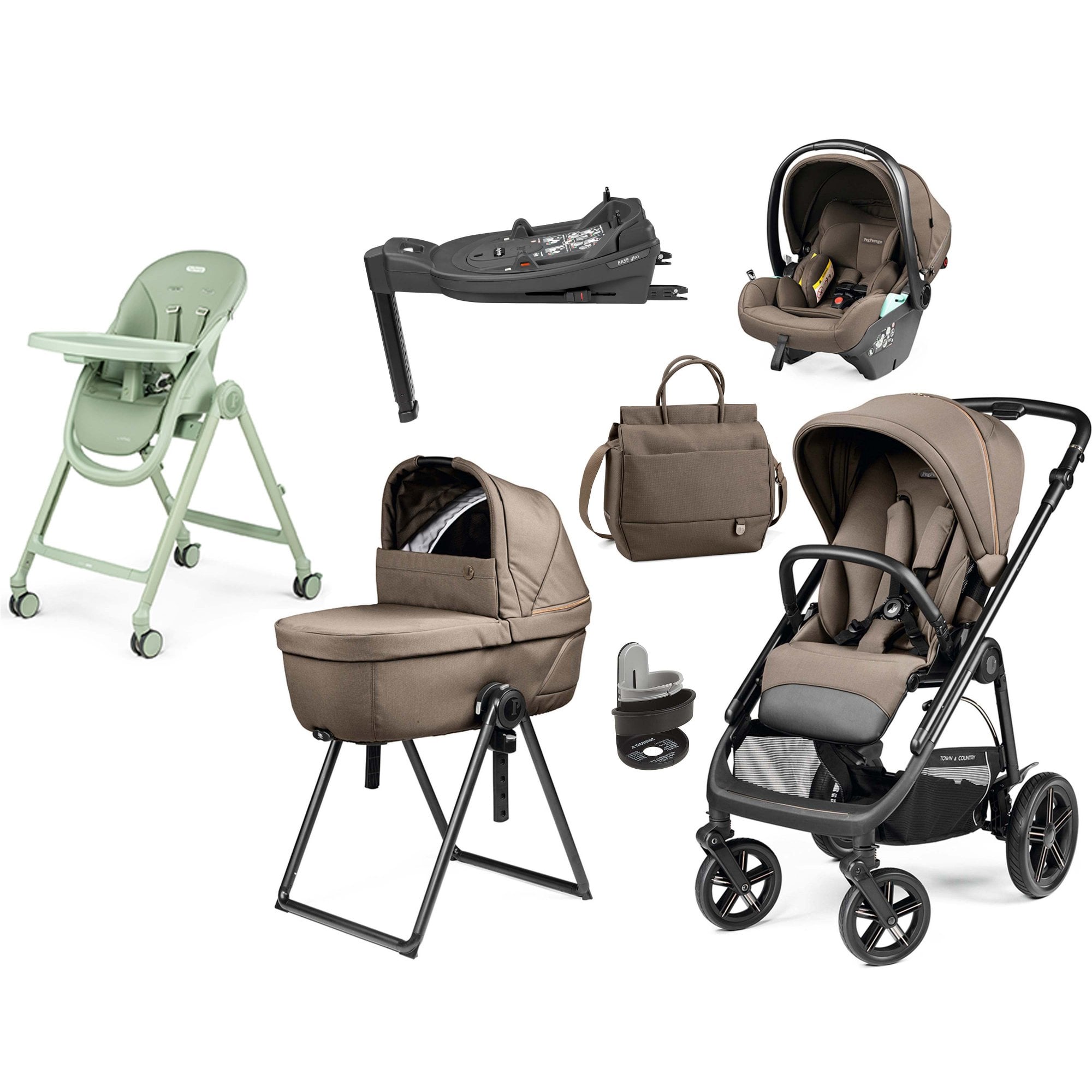 Peg Pérego Veloce TC Elite Bundle Pine Bark