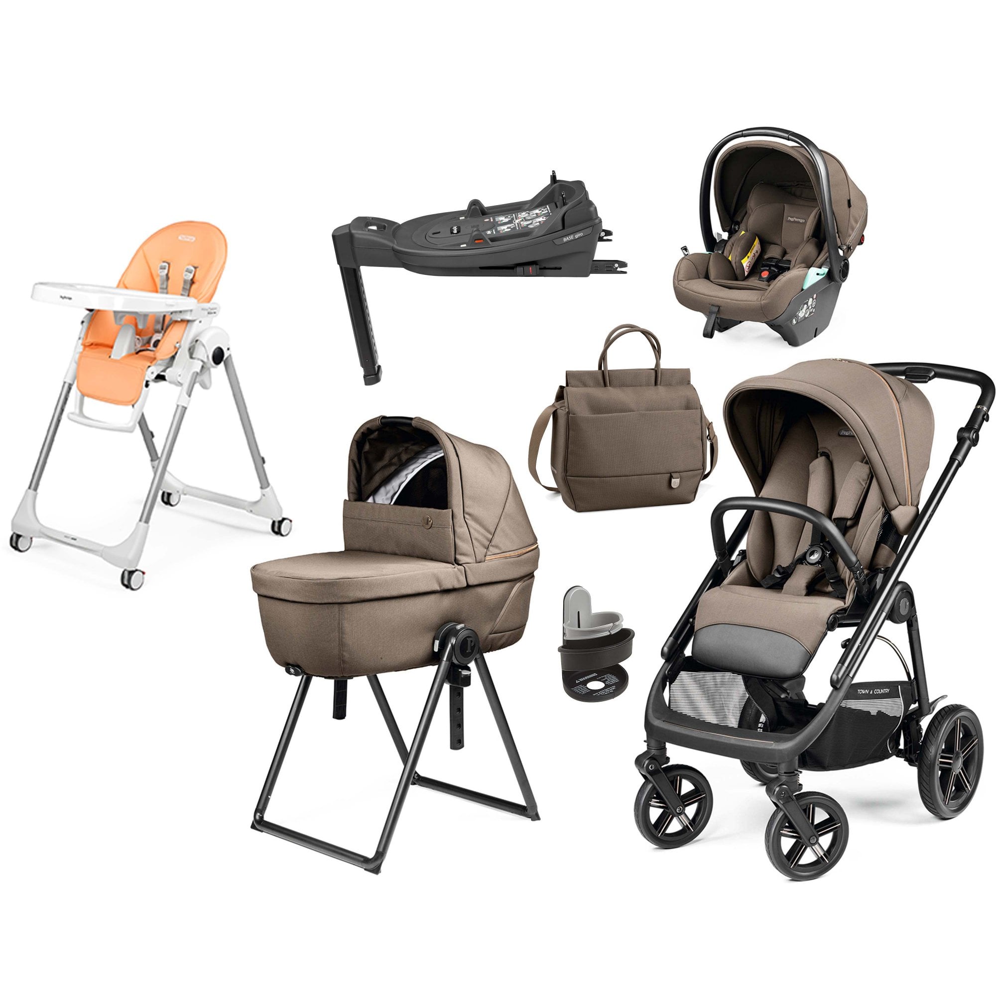 Peg Pérego Veloce TC Elite Bundle Pine Bark