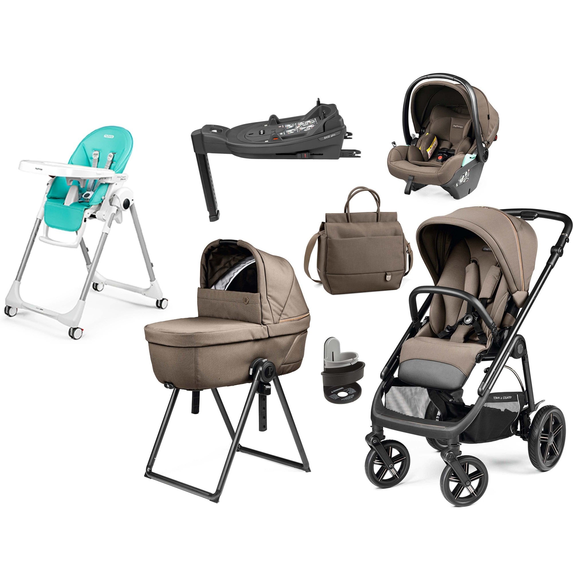 Peg Pérego Veloce TC Elite Bundle Pine Bark