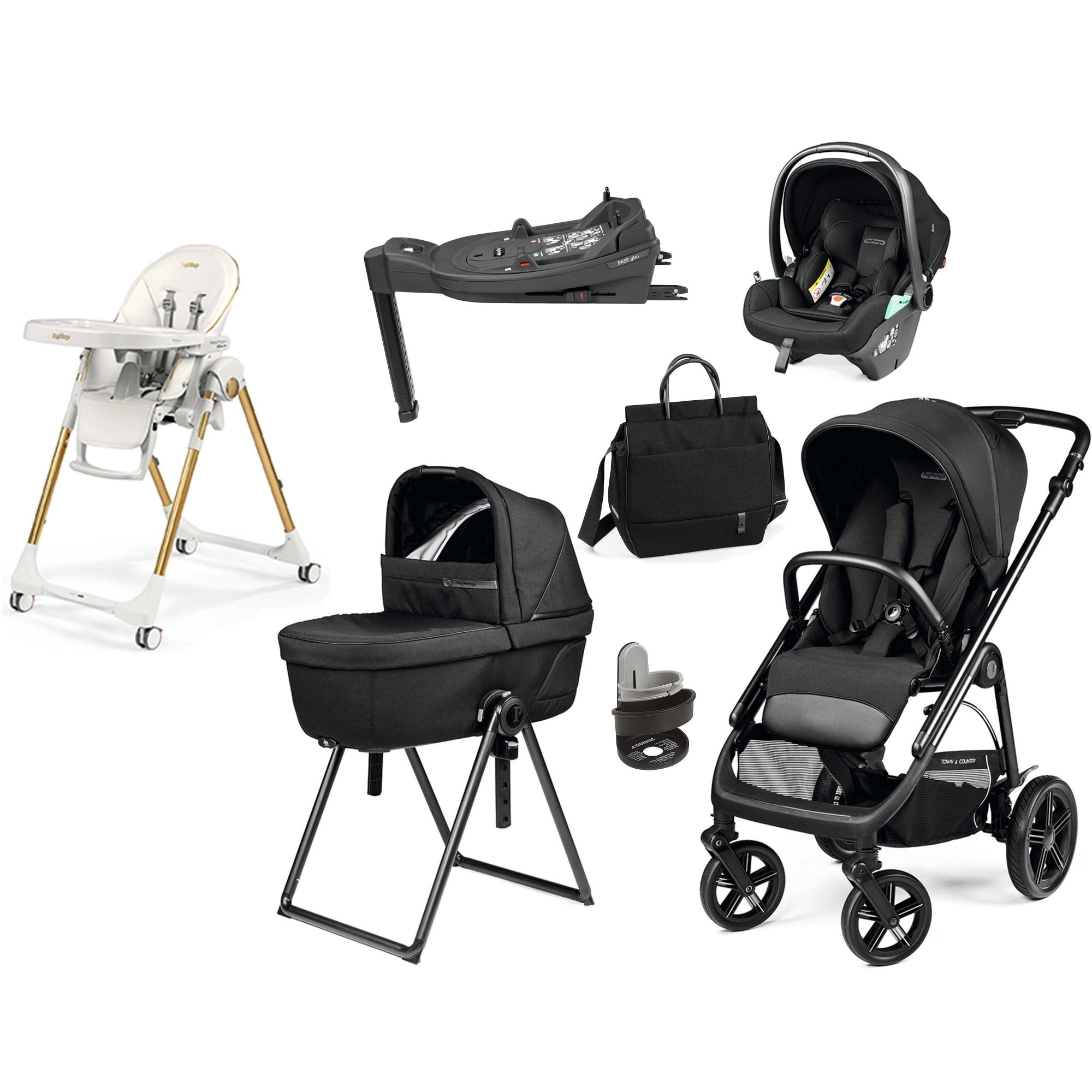 Peg Pérego Veloce TC Elite Bundle True Black