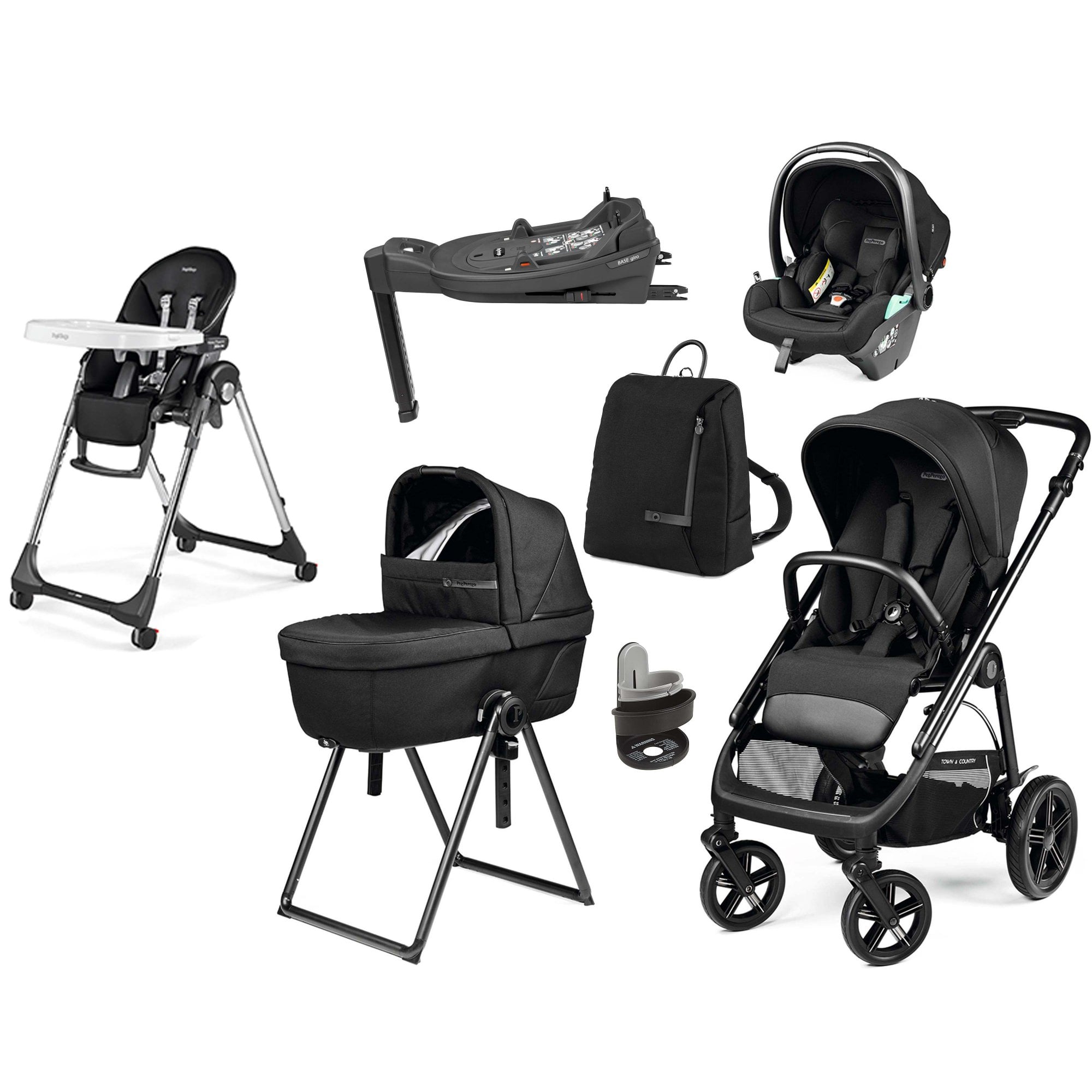 Peg Pérego Veloce TC Elite Bundle True Black
