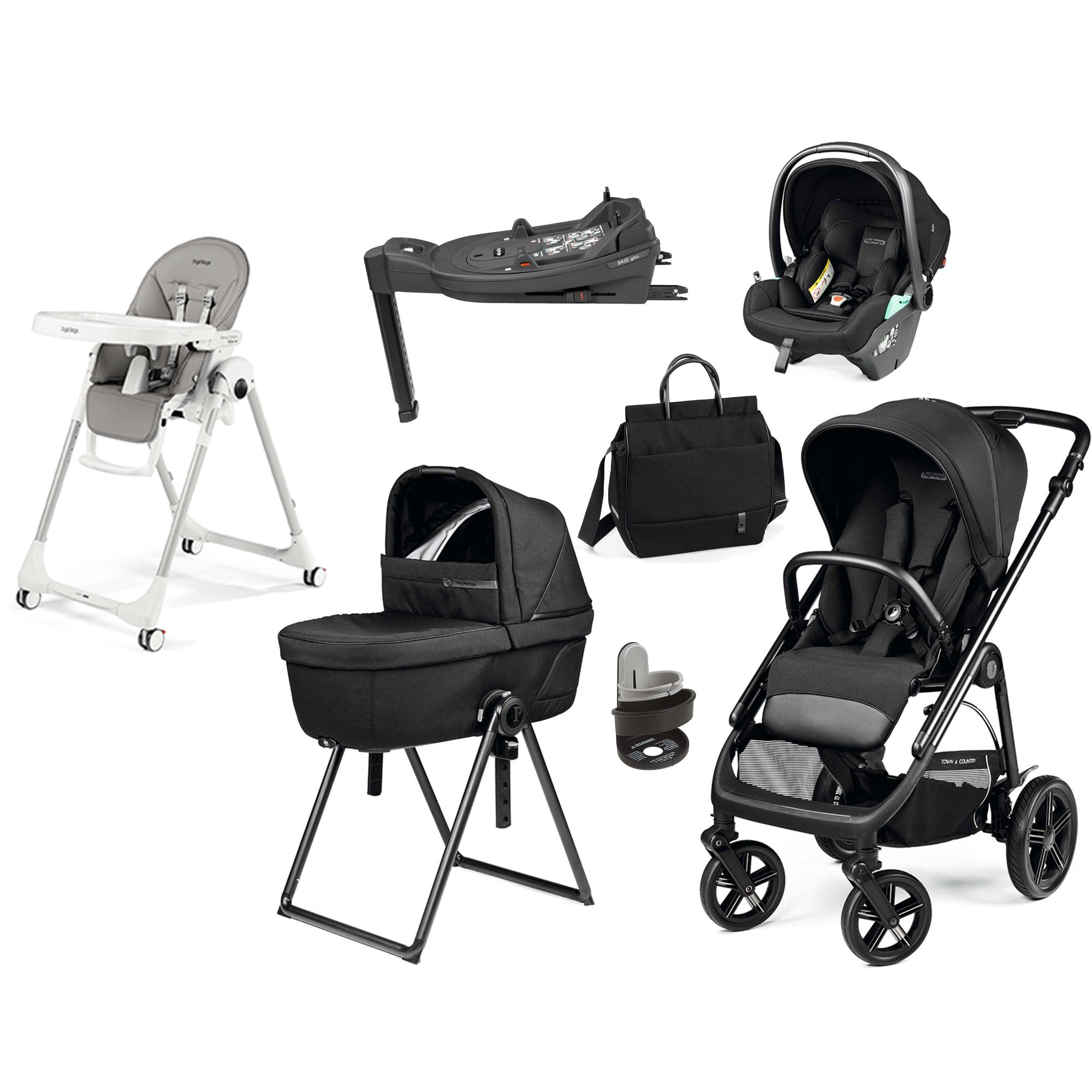 Peg Pérego Veloce TC Elite Bundle True Black
