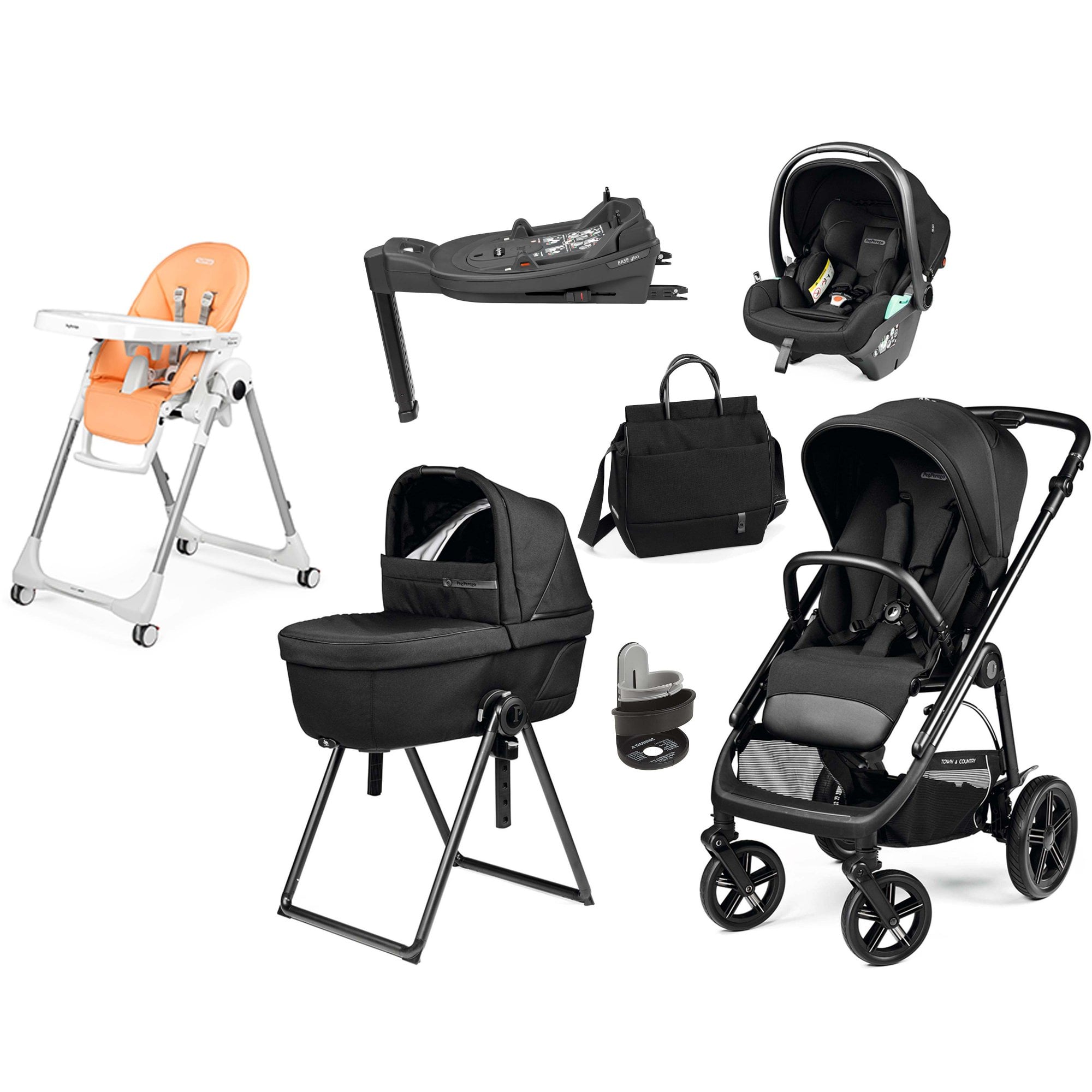 Peg Pérego Veloce TC Elite Bundle True Black