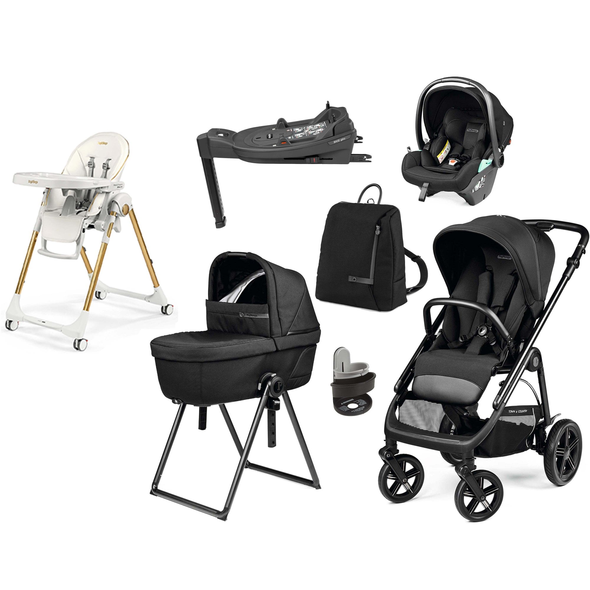 Peg Pérego Veloce TC Elite Bundle True Black