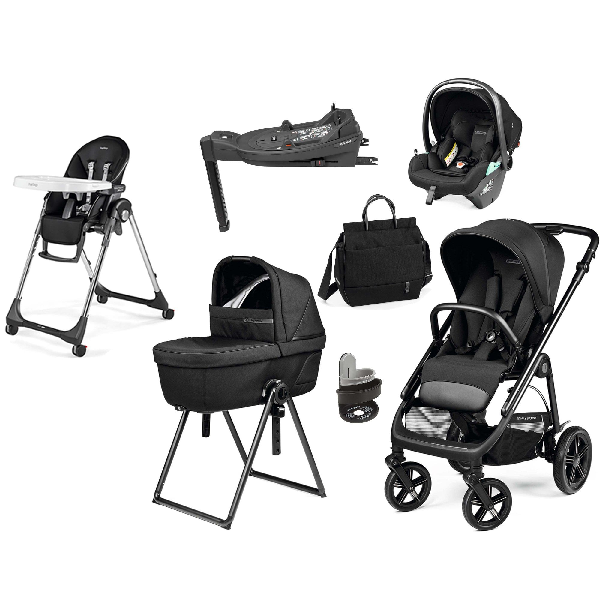 Peg Pérego Veloce TC Elite Bundle True Black