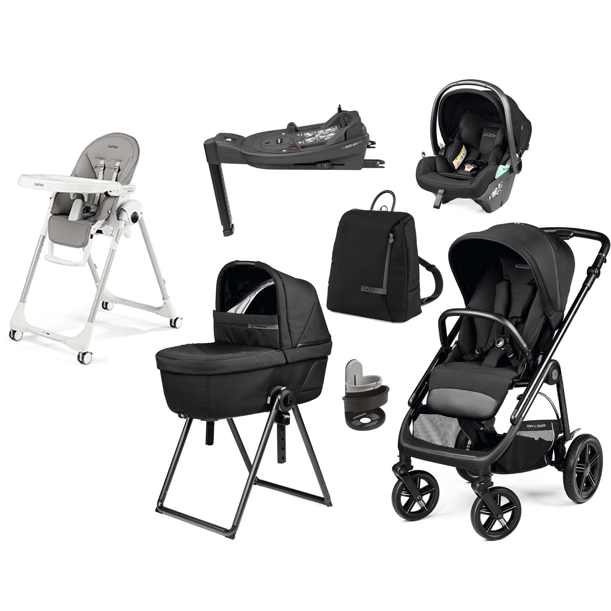 Peg Pérego Veloce TC Elite Bundle True Black