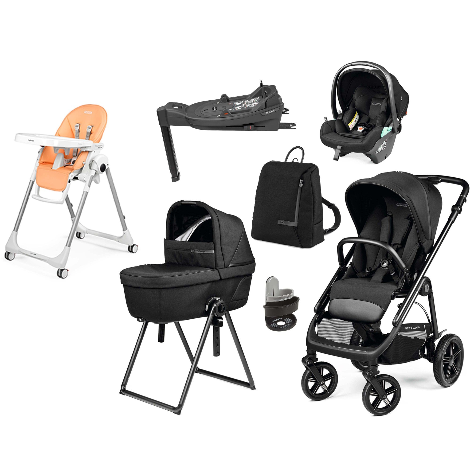 Peg Pérego Veloce TC Elite Bundle True Black
