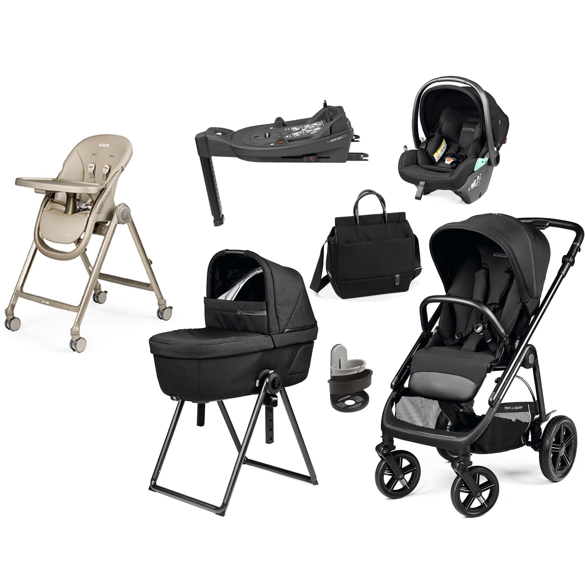 Peg Pérego Veloce TC Elite Bundle True Black