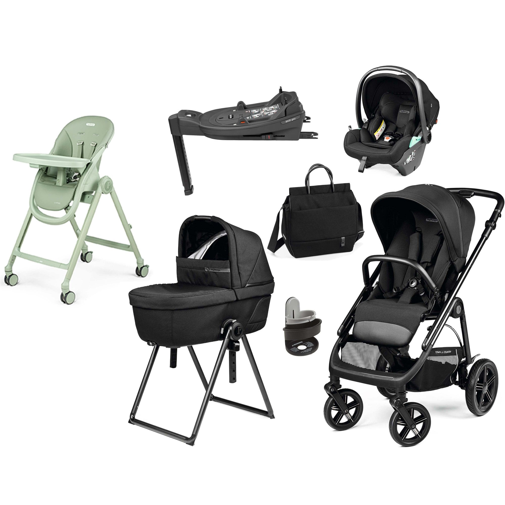 Peg Pérego Veloce TC Elite Bundle True Black
