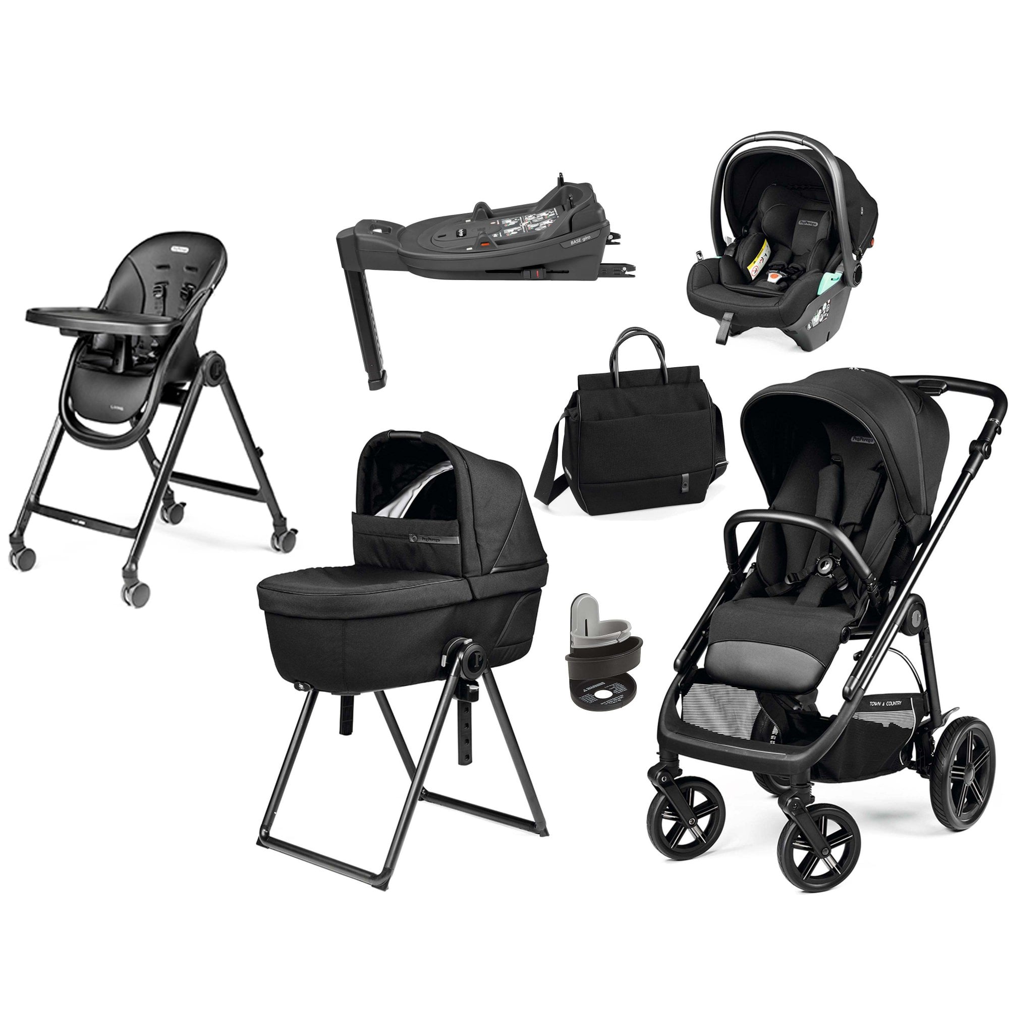 Peg Pérego Veloce TC Elite Bundle True Black