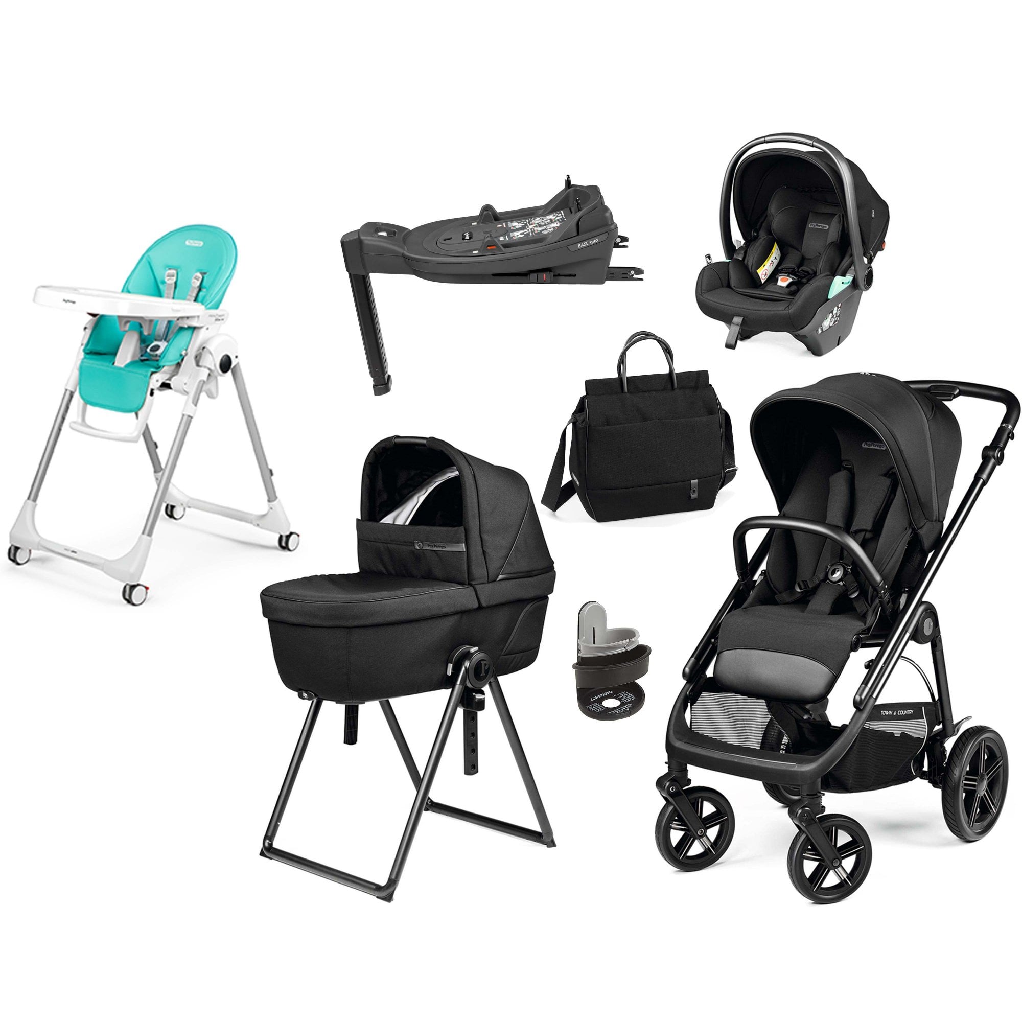 Peg Pérego Veloce TC Elite Bundle True Black