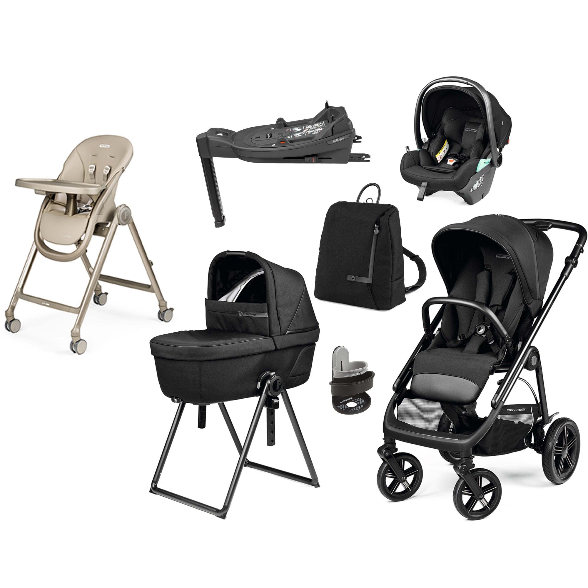 Peg Pérego Veloce TC Elite Bundle True Black